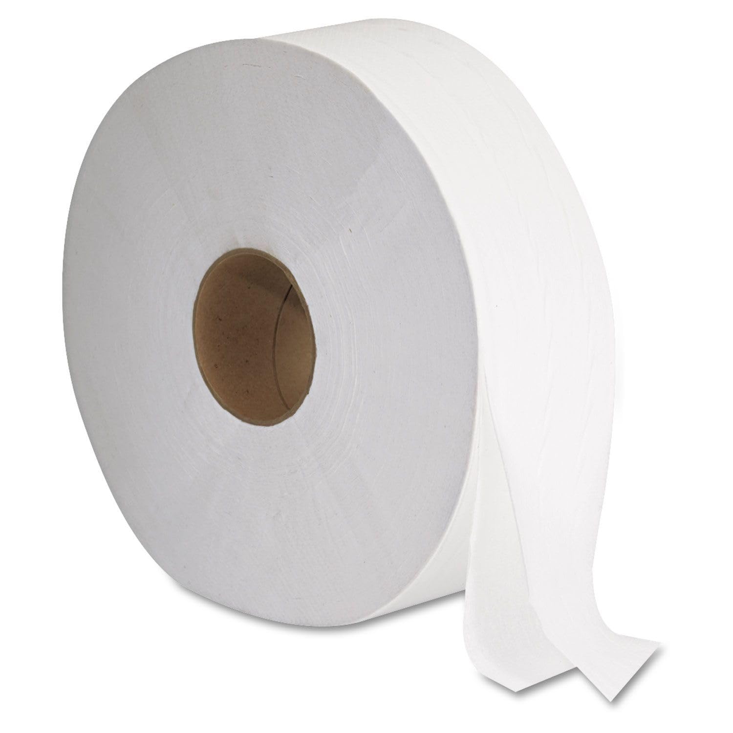 JRT Jumbo Bath Tissue - Septic Safe, 2-Ply White Toilet Paper Rolls (3.3
