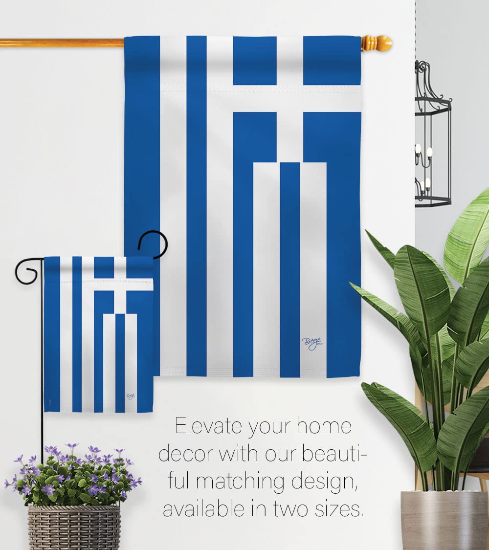 Greece Nationality Decorative Flag Set 28x40