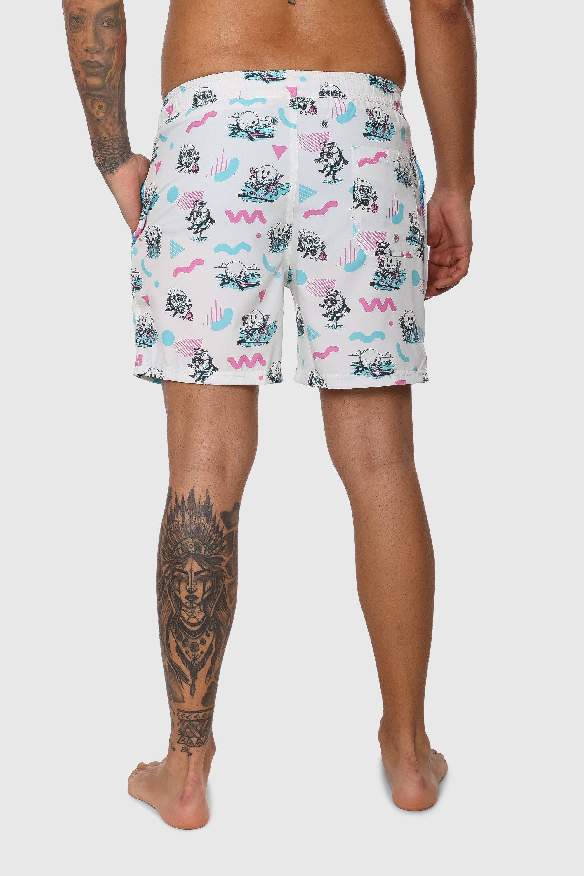 Classic Black Swim Shorts for Men - Comfortable & Quick-Dry Swimwear for Beach, Pool & Water Sports