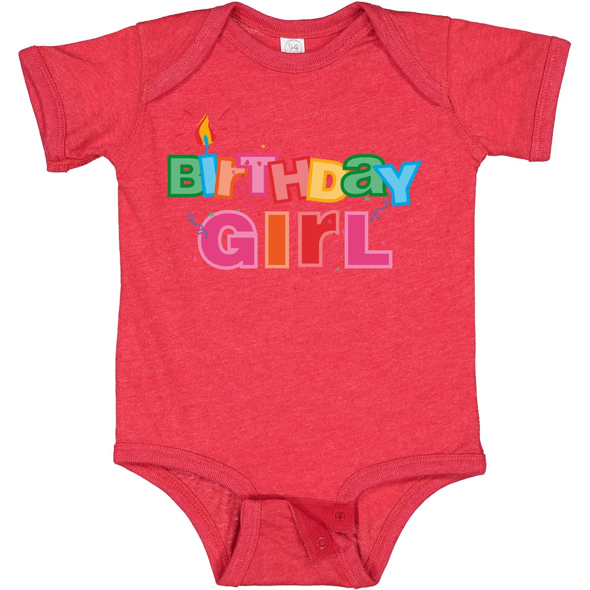 Inktastic Birthday Girl Letters Baby Bodysuit - Cute Outfit for Birthday Party, Photo Shoot & Special Occasions