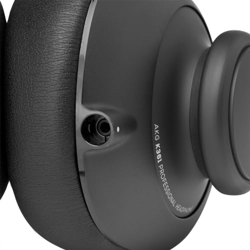 AKG Pro Audio Closed-Back Studio Headphones - Foldable Over-Ear Headphones for Recording, Mixing & Podcasting - Perfect for Home Studios & Professional Use