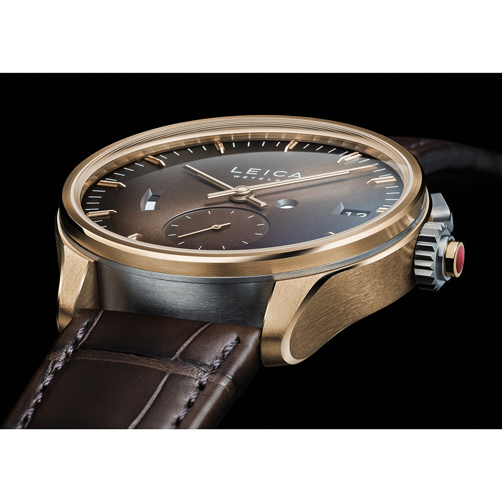 Leica ZM 1 Gold Limited Edition Watch - Luxury Swiss Automatic Movement for Men - Perfect for Business Meetings & Formal Events