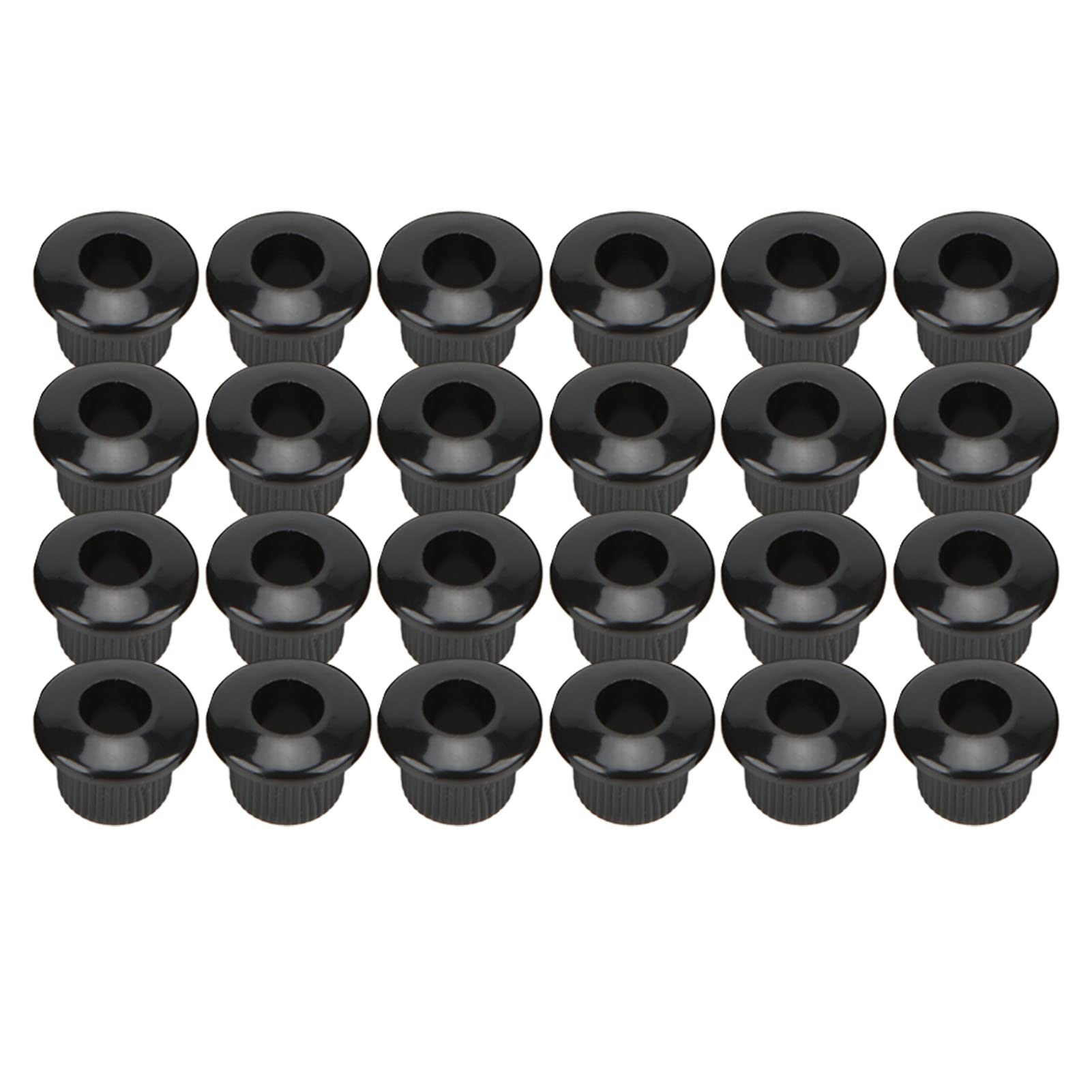 Premium 10mm Guitar String Knob Nut Trap - Black Guitar String Button Accessories for Electric & Acoustic Guitars - Perfect for Tuning Stability & String Replacement