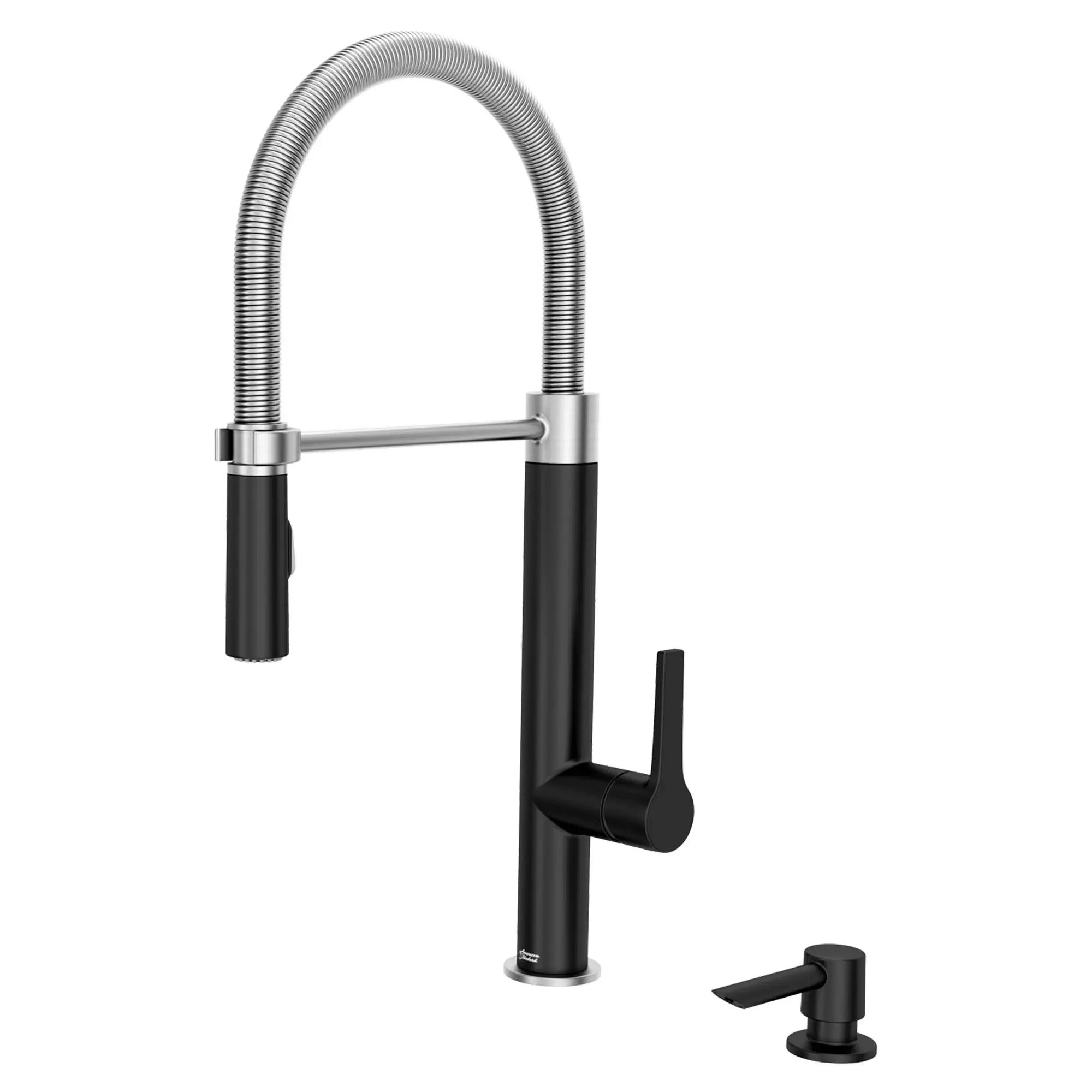 Grayson Semi-Professional Single Handle Kitchen Faucet - High Arc Pull Down Sprayer, Brushed Nickel Finish for Modern Home & Restaurant Use