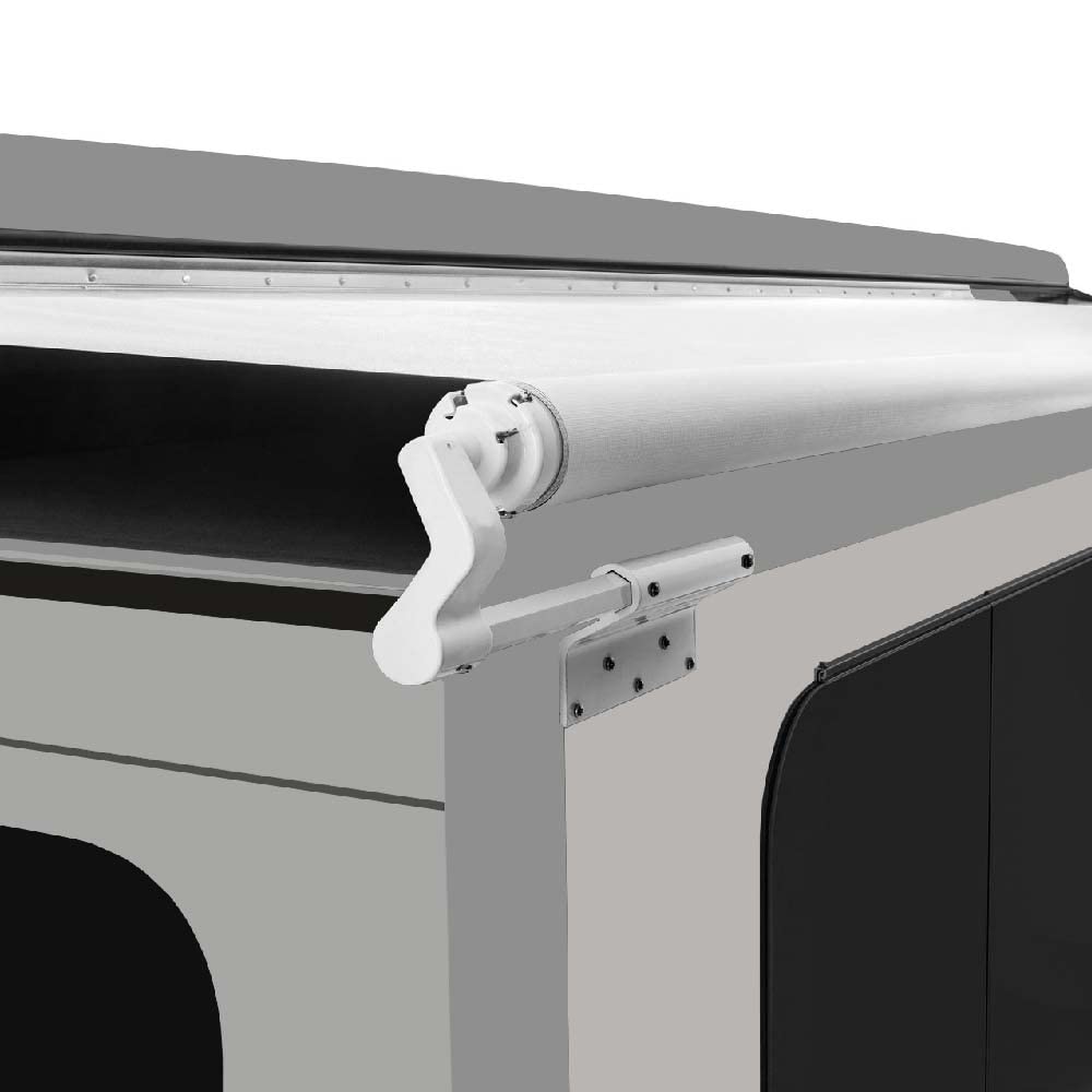 Suncode RV Slide Topper Awning - White RV Slide Out Awning Cover with Modular Design for Travel Trailers, 5th Wheels & Motorhomes (6'1
