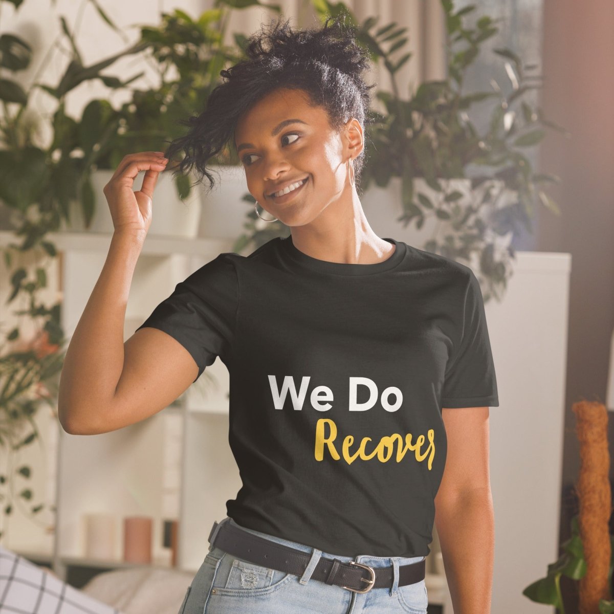 We Do Recover: Unisex Essential T-Shirt - Comfortable Cotton Tee for Everyday Wear, Gym, and Casual Outfits