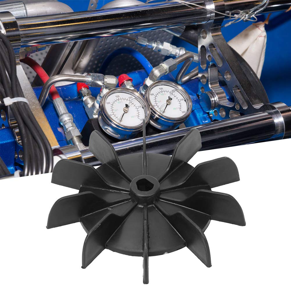 10-Blade Air Compressor Fan Motor Blade - Durable 5-Pack Compact Impeller for Direct Connection Air Compressors | Perfect for Industrial Cooling & HVAC Systems