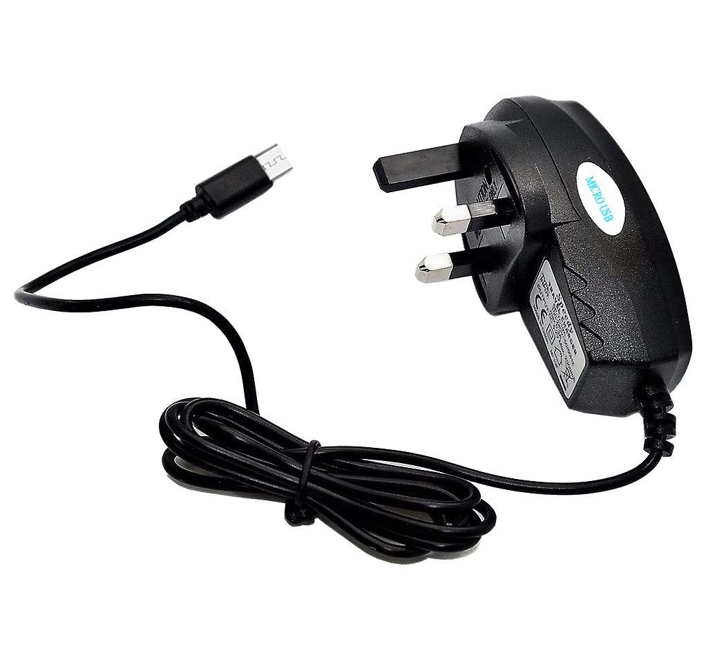 Original Nokia 1.3 Charger - 3 Pin UK Wall Plug Micro USB Power Adapter for Nokia 1.3 Smartphone (Black) | Fast Charging | Home & Office Use