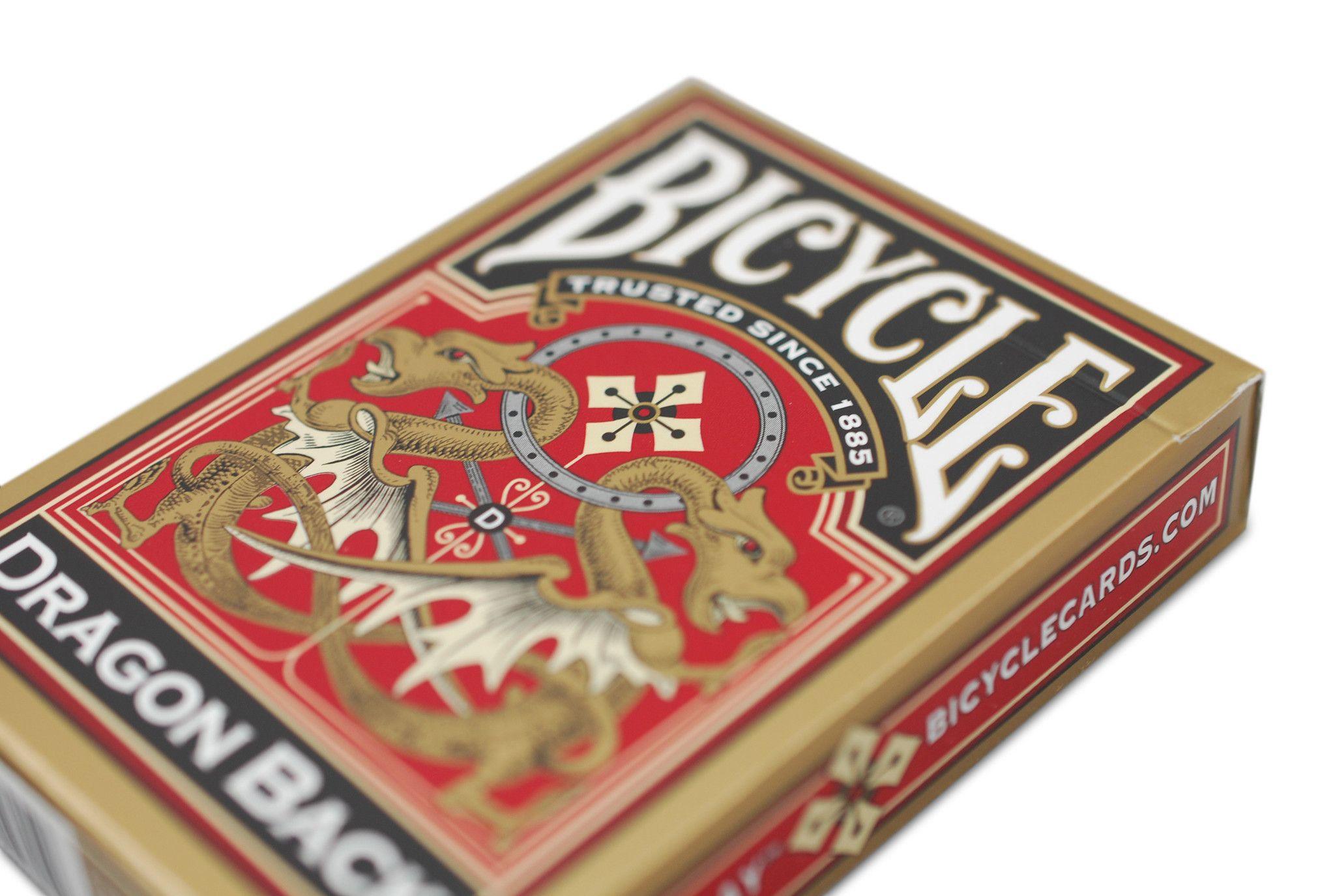 Bicycle® Gold Dragon Back Playing Cards - Premium Quality Poker Cards for Magic Tricks, Cardistry, and Casino Games | Perfect for Professional Magicians, Card Enthusiasts, and Home Entertainment