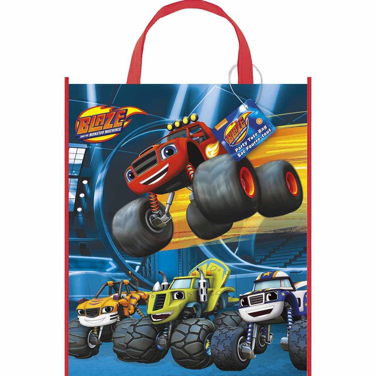 Unique Large Plastic Blaze and the Monster Machines Party Favor Bags - 13
