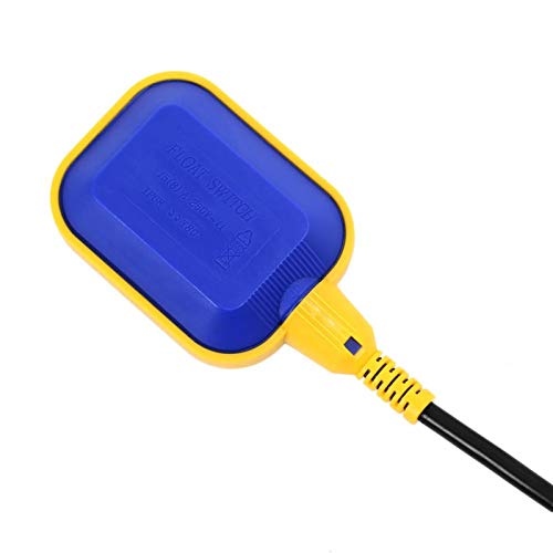 Automatic Water Level Controller with Float Switch & Cable Winder for Sump Pumps, Water Tanks & Pools | Reliable Liquid Level Sensor for Home, Industrial & Agricultural Use