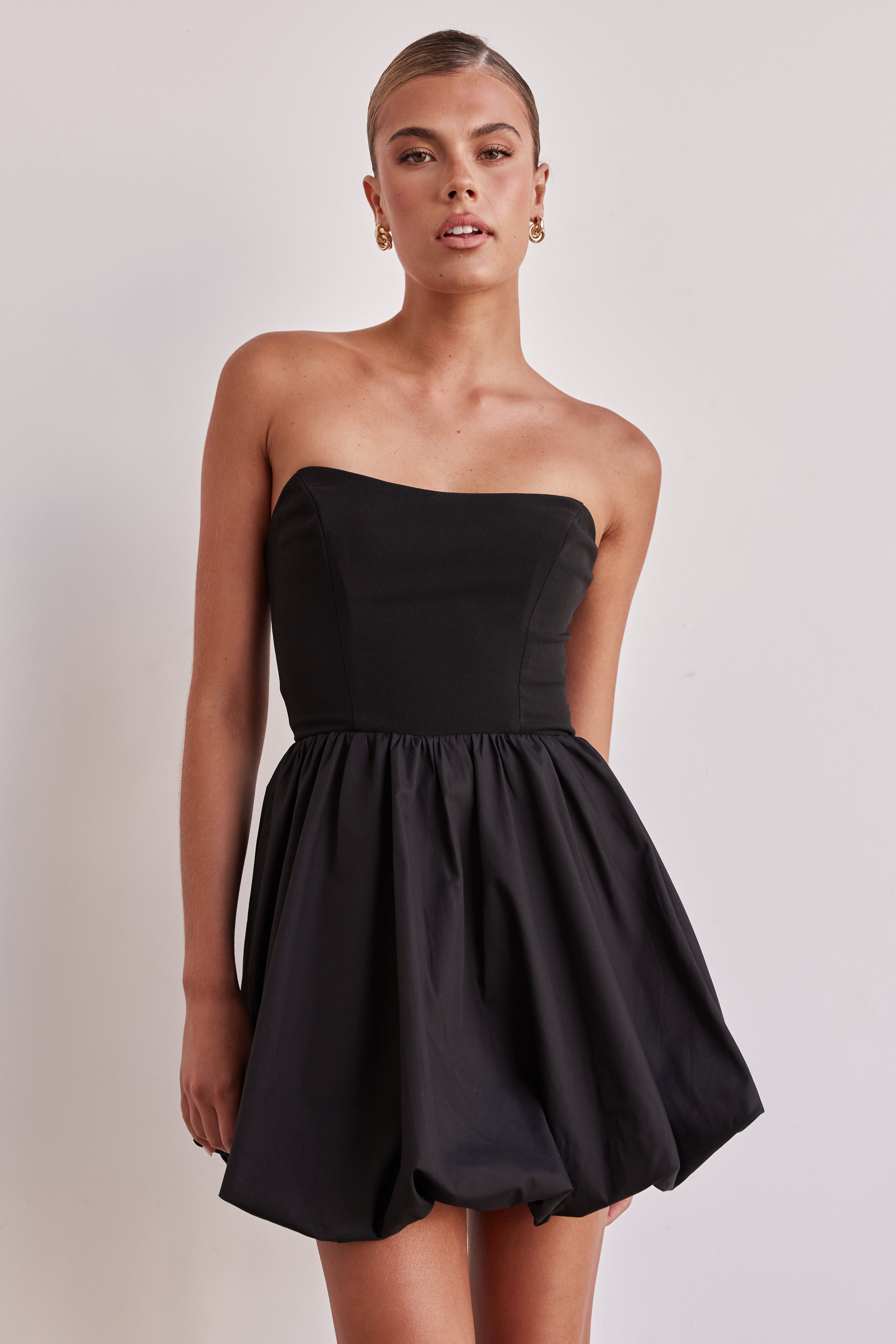 Niamh Mini Dress for Women - Elegant Black Party Dress for Night Out, Date Night, and Special Occasions