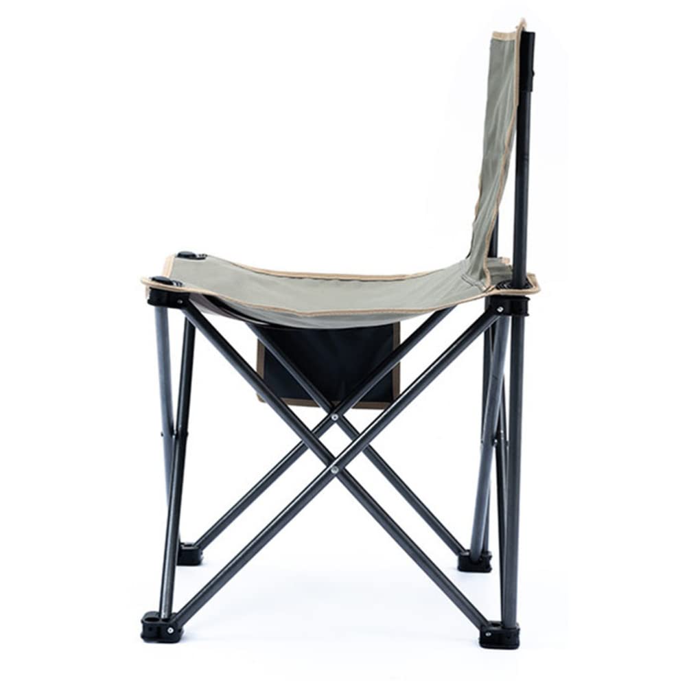 LIOOBO Heavy Duty Folding Camping Chair - Portable Outdoor Chair for Camping, Fishing, Beach, BBQ, Travel, Patio, Lawn & Garden - Compact & Durable for Picnics, Hiking, Backyard Relaxation & Outdoor Adventures