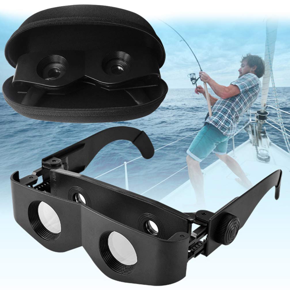 BESPORTBLE Fishing Magnifier Glasses - 1 Set Telescopic Binoculars with Magnifying Lens for Travel, Outdoor Observation & Hobby Use - Compact Pocket-Sized Magnifying Eyewear for Reading, Jewelry Inspection & Nature Exploration