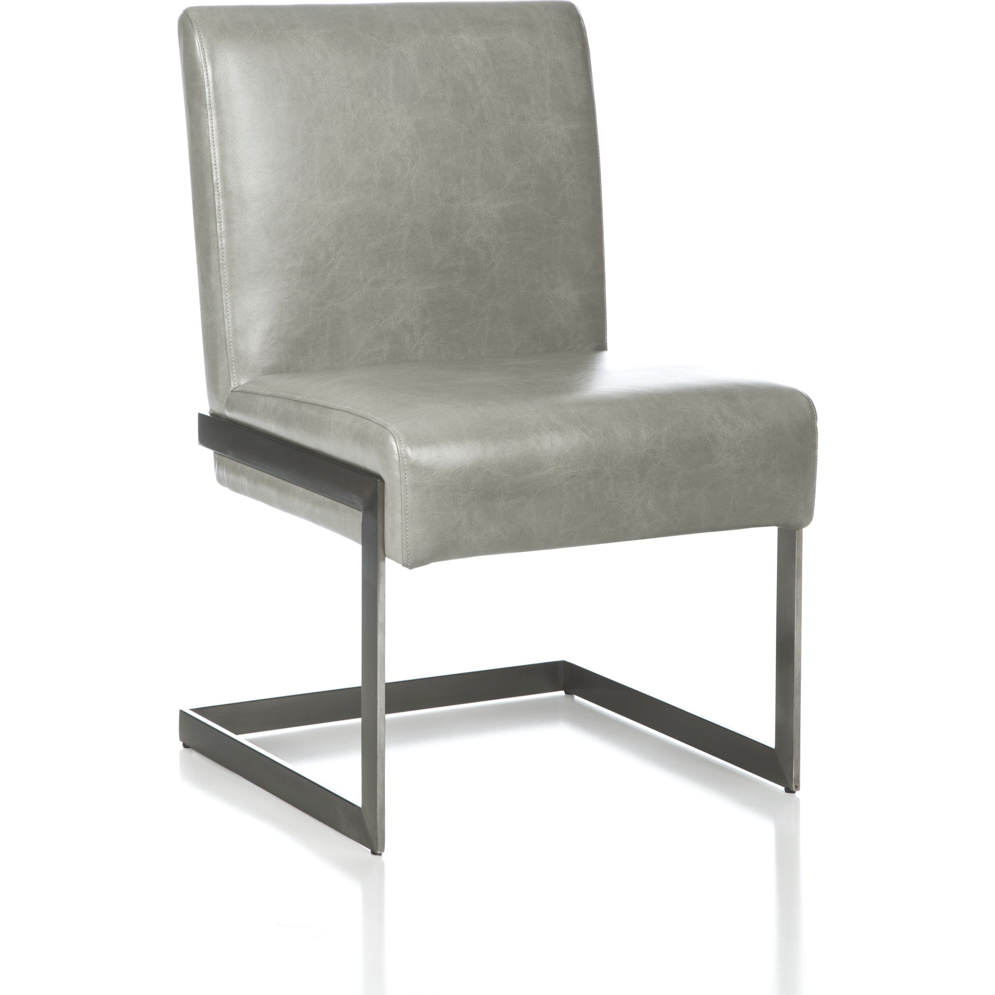 Premium Coral Synthetic Leather Upholstered Dining Chair - Modern PU Leather Accent Chair for Kitchen, Dining Room & Office - Comfortable & Stylish Seating Solution