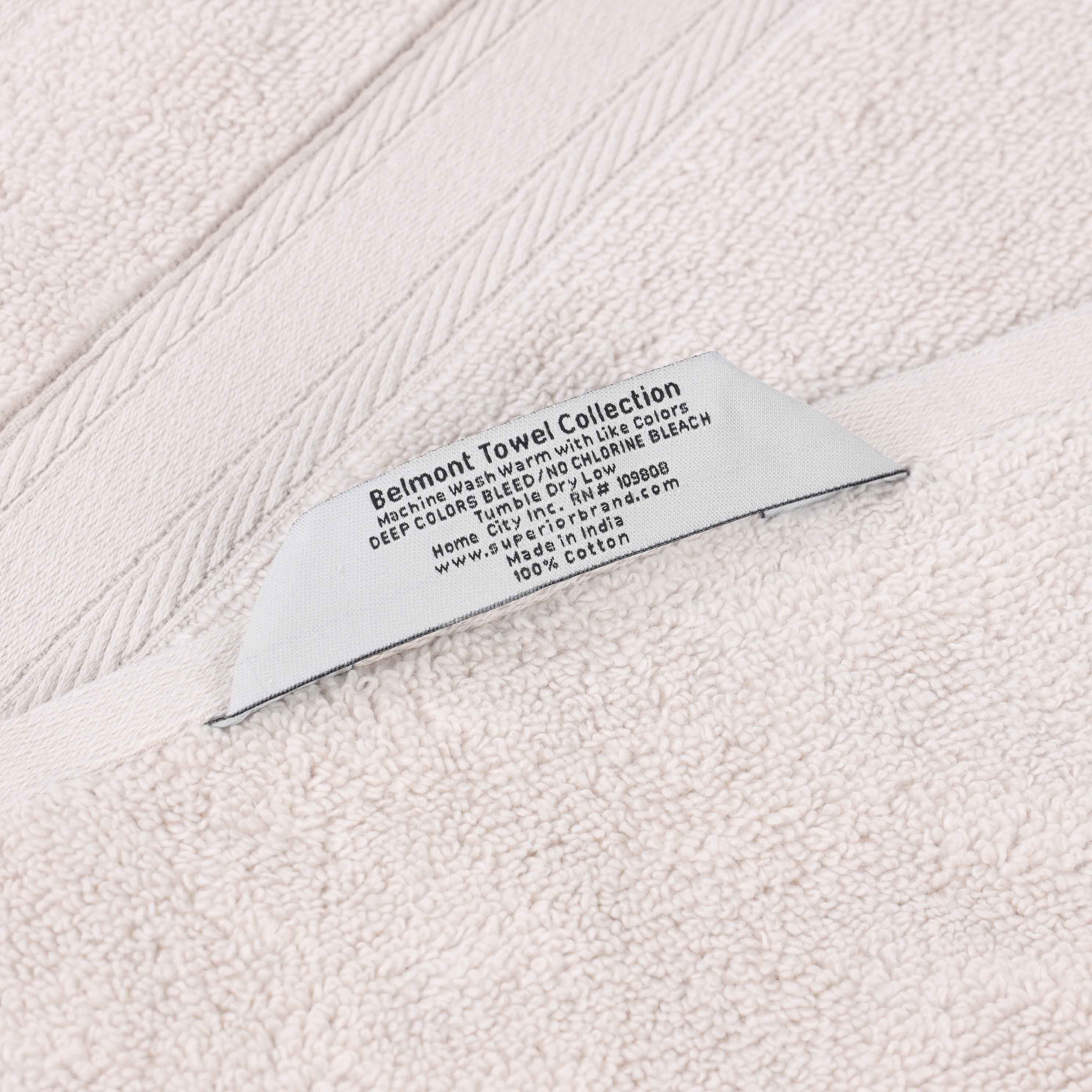 Premium Belmont Zero Twist Cotton Medium Weight Hand Towels - Soft & Absorbent Set of 6 for Bathroom, Kitchen & Guest Use - Ideal for Home, Spa & Hotel