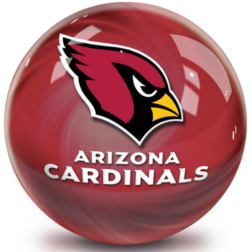 Arizona Cardinals NFL Helmet Swirl Bowling Ball - Official Team Logo Design for Bowling Enthusiasts & Football Fans - Perfect for League Play, Tournaments, and Game Day Celebrations