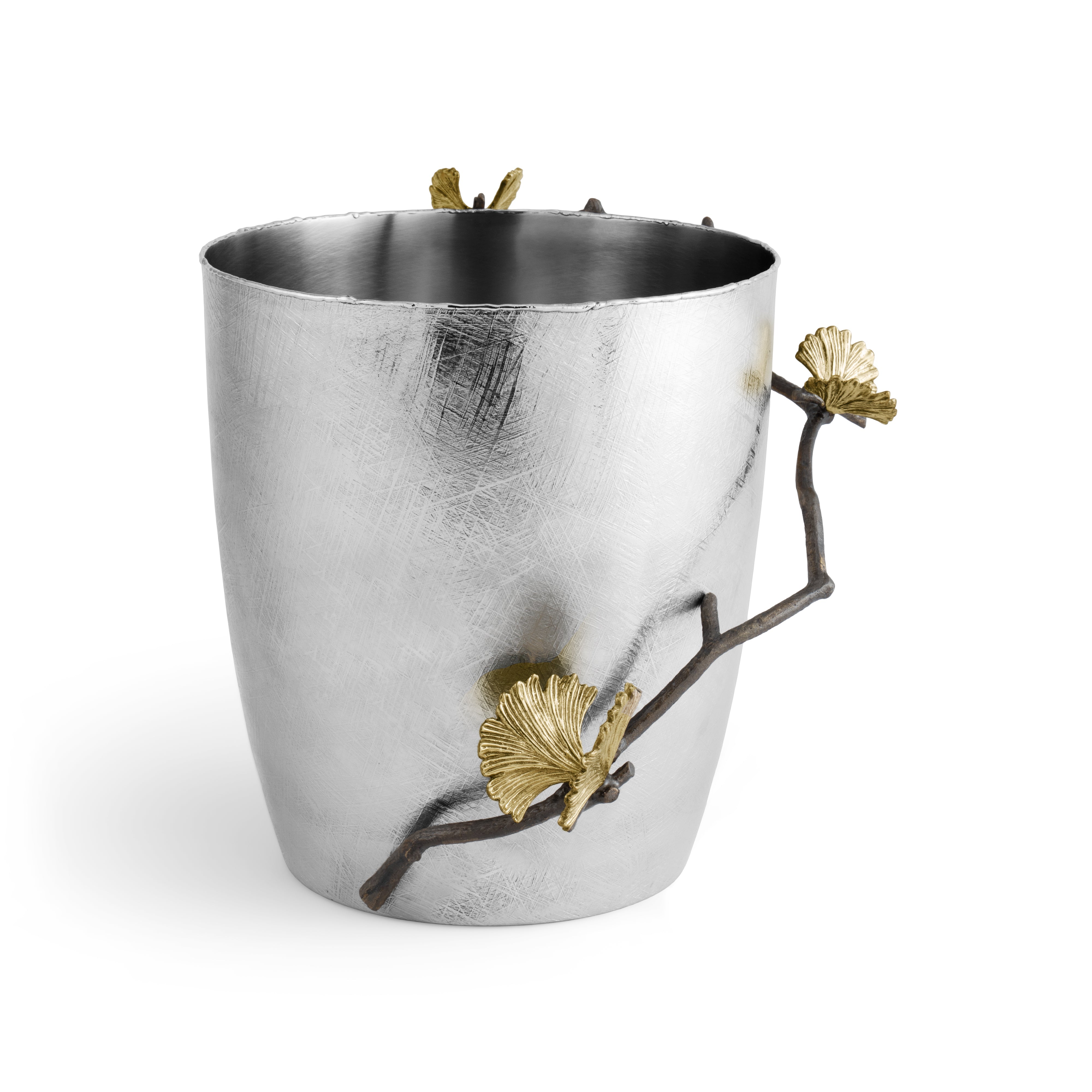 Butterfly Ginkgo Bucket - Stylish Decorative Storage Basket for Home Organization | Perfect for Living Room, Bathroom & Nursery Decor