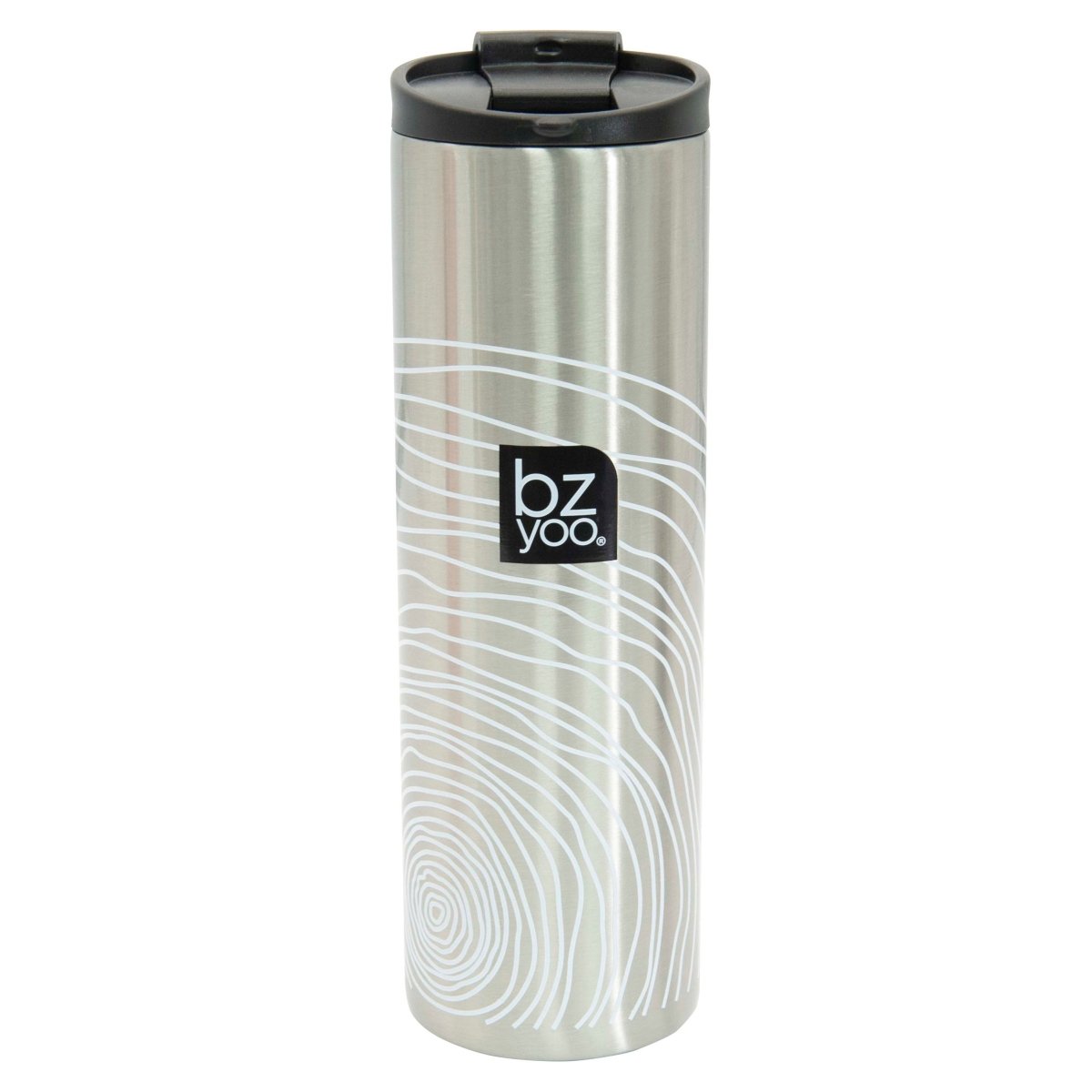 15oz Stainless Steel Vacuum Insulated Tumbler - Double Wall Thermal Coffee Mug, Hot & Cold Beverage Cup, BPA-Free, Organica White - Perfect for Office, Travel, Camping & Outdoor Activities