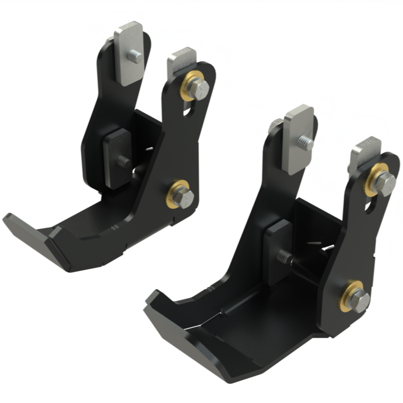 24 LC250 Rear Shock Mount Skids - Heavy Duty Off-Road Protection for Toyota Land Cruiser 250 - Perfect for Rock Crawling & Overlanding Adventures