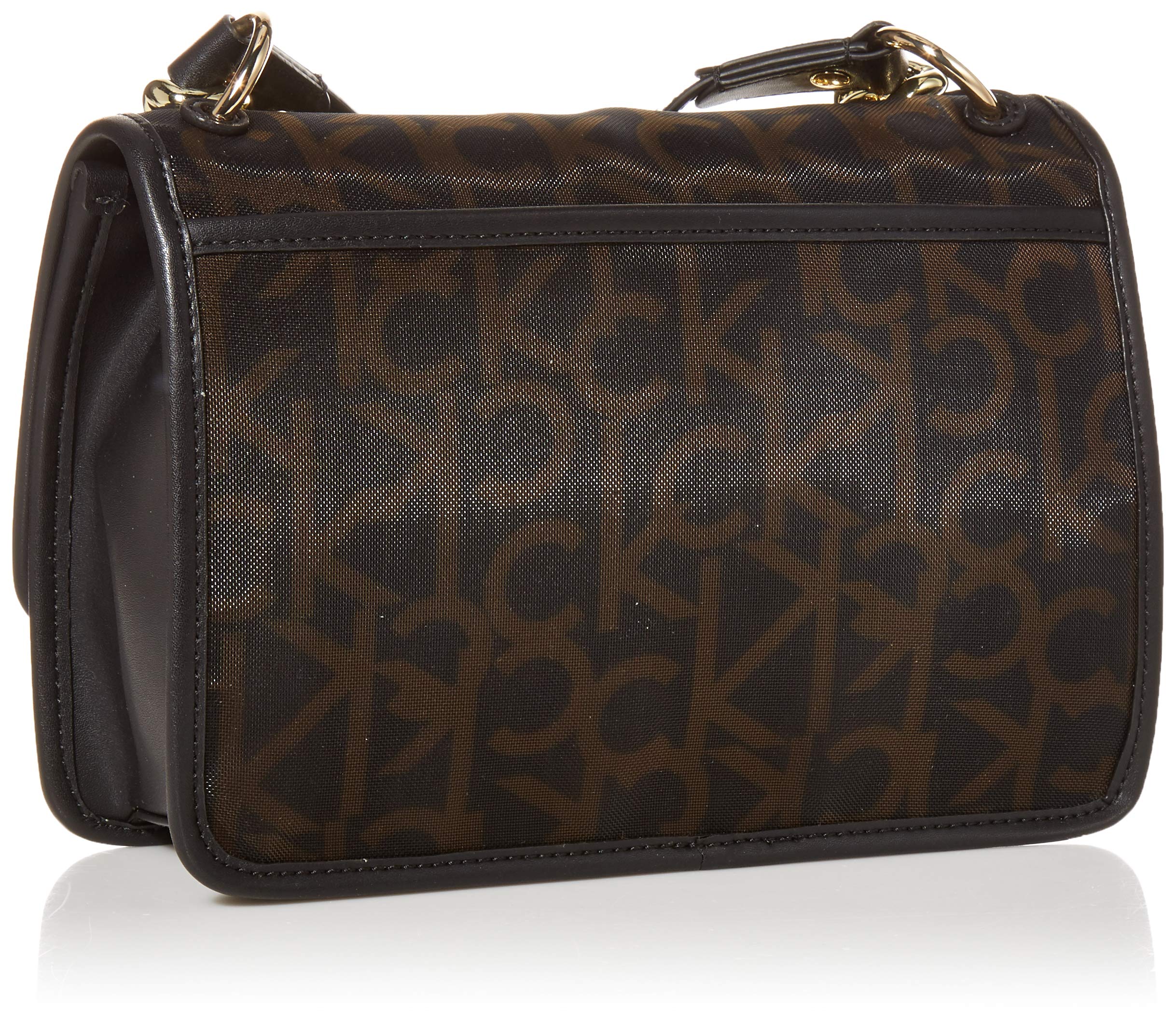 Calvin Klein Ariela Signature Large Flap Crossbody Bag for Women - Stylish Leather Shoulder Purse with Adjustable Strap, Perfect for Work, Travel & Everyday Use
