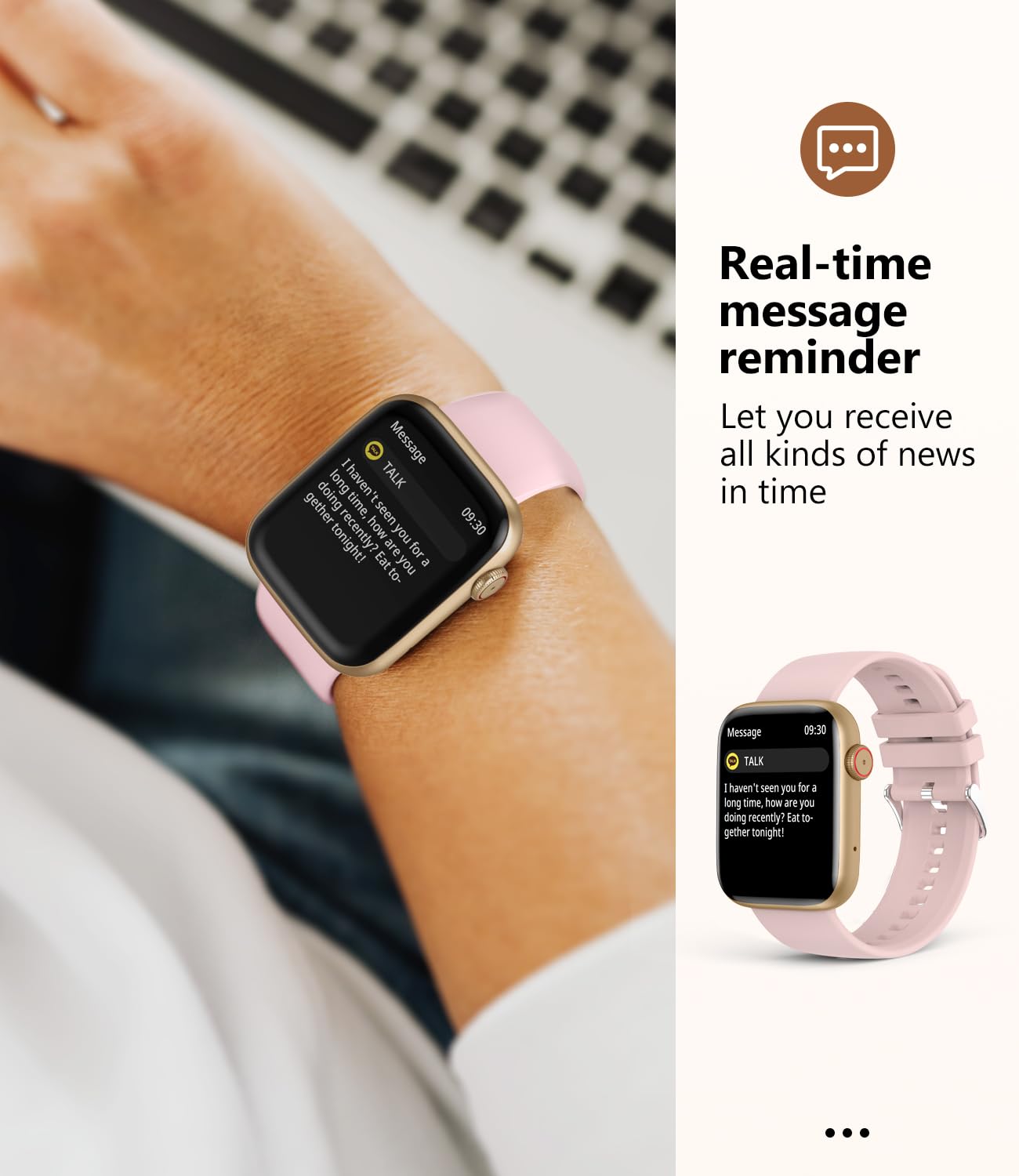 Smart Watch for Men & Women - 1.85