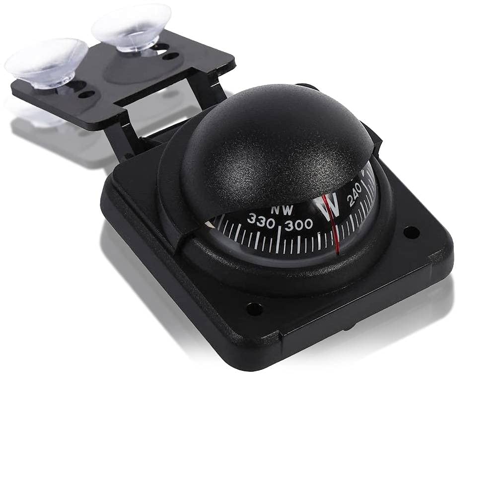 Universal Black Digital Car Mount for Windshield - Compatible with Cars, Trucks, Boats & Watercraft | Hands-Free Phone Holder for Safe Driving & Navigation