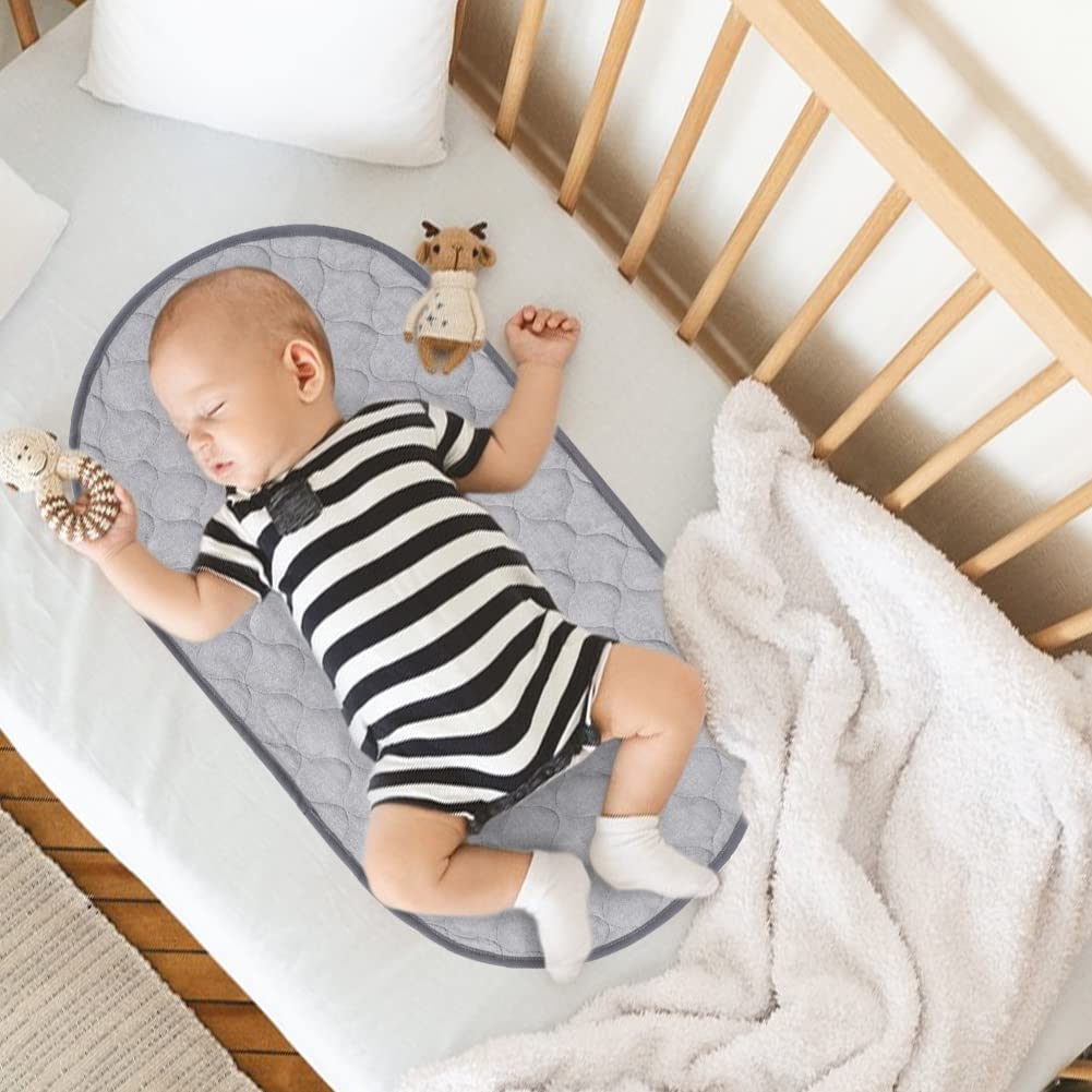 Soft Reusable Baby Diaper Changing Pad - High Absorbent Travel Underpads for Newborn & Infant - Perfect for On-the-Go Parents, Daycare & Home Use