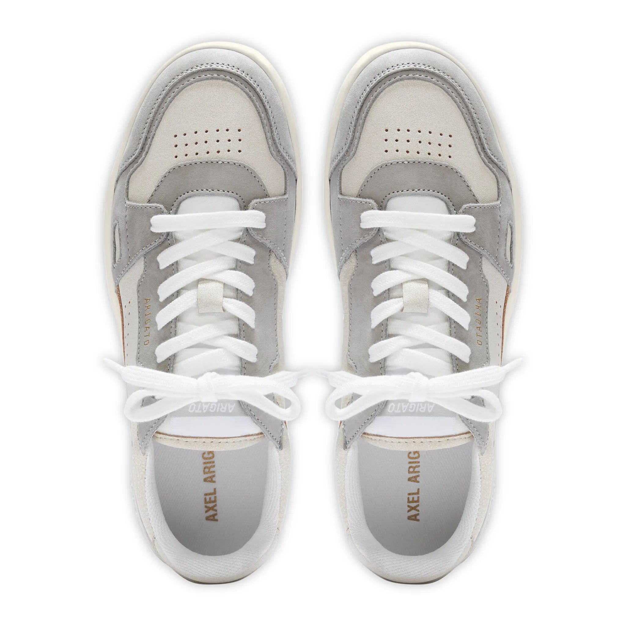 Axel Arigato Dice Low Beige Light Grey Sneakers for Men - Minimalist Casual Shoes | Perfect for Streetwear, Office & Everyday Outfits