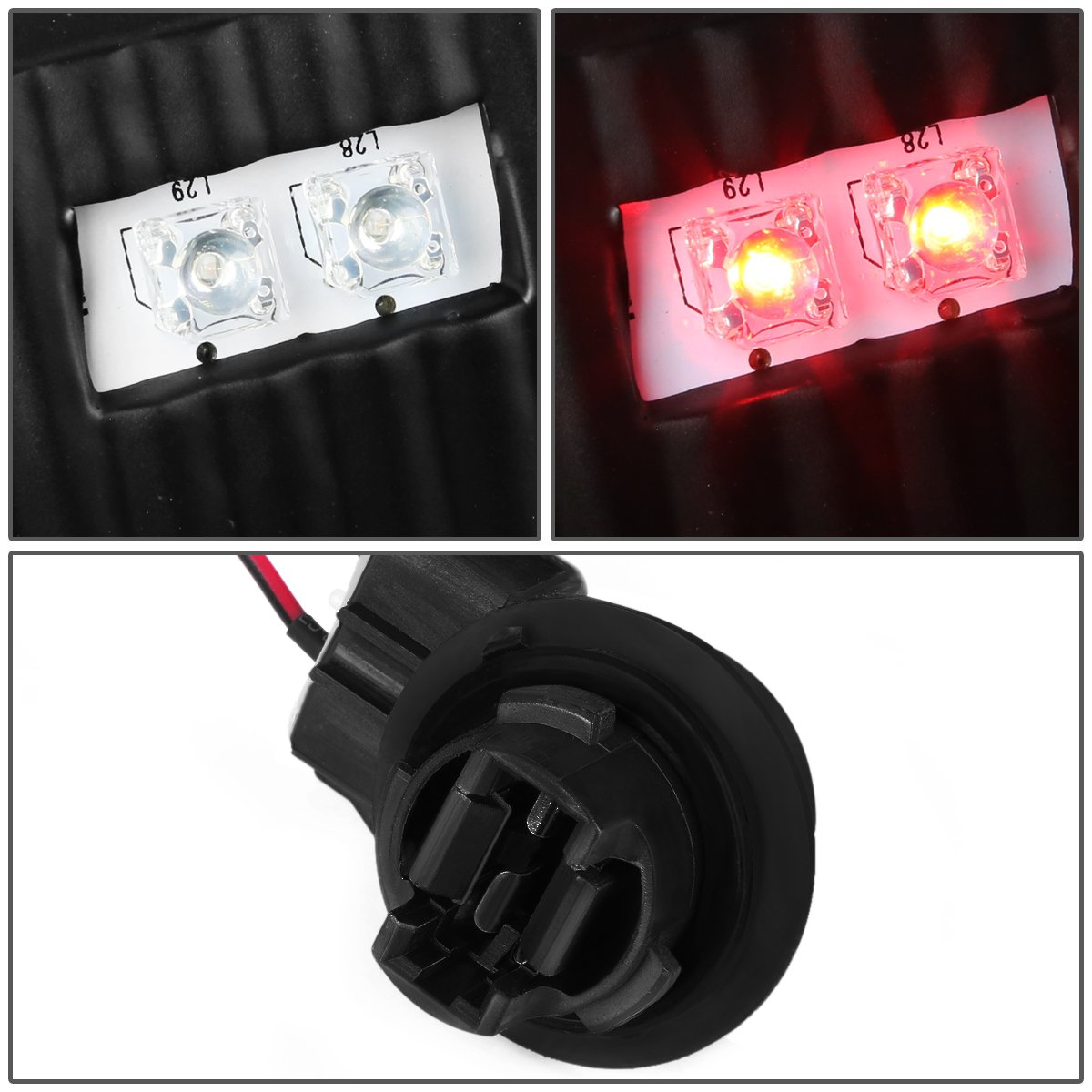 Auto Dynasty Black Smoked LED Tail Lights for Yukon/Suburban/Tahoe GMT 800 - Pair of Brake & Tail Lights - Perfect for Night Driving & Custom Car Upgrades