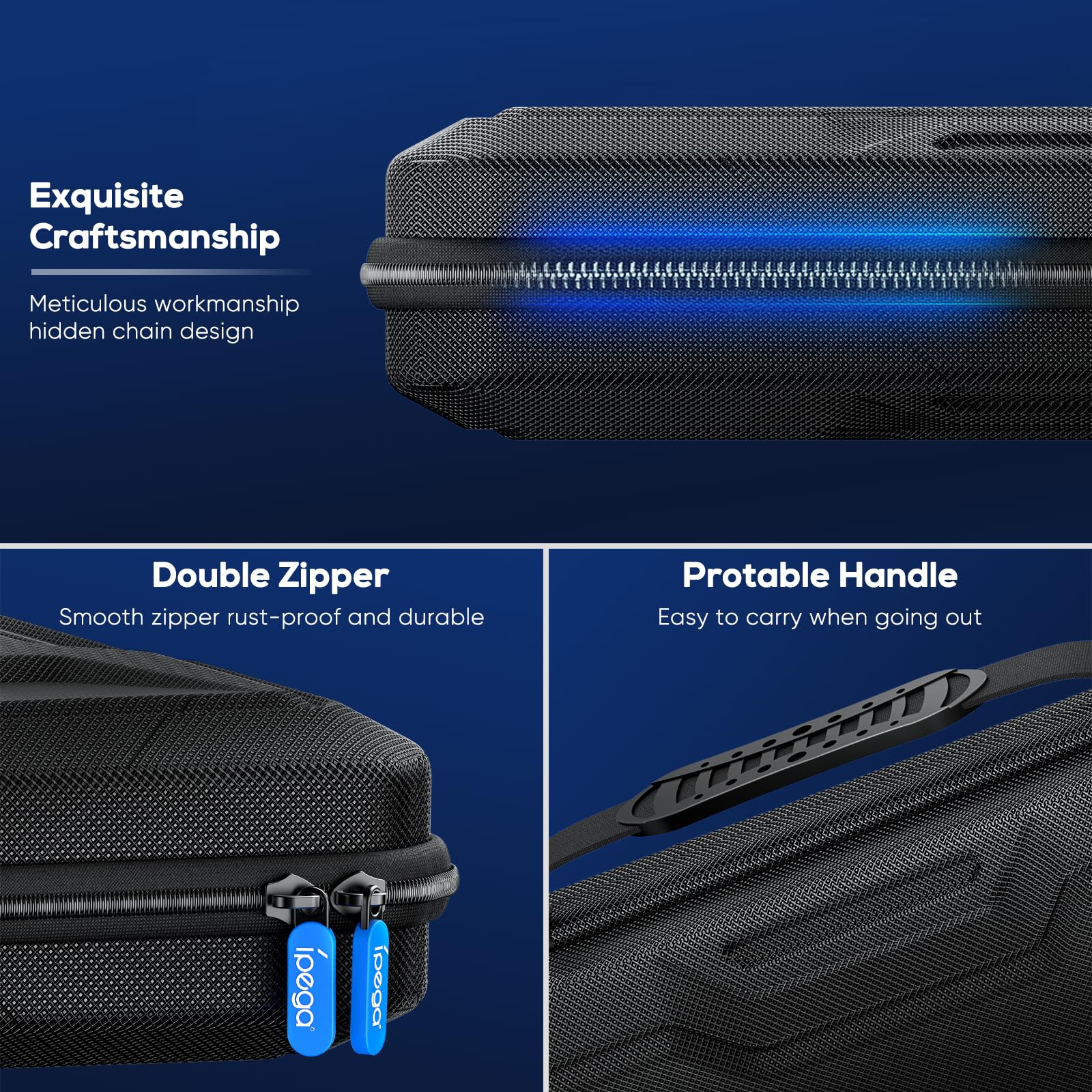 PS Portal Hard Case - Shockproof EVA Shell for PS5 Remote Player | Travel & Storage Protection