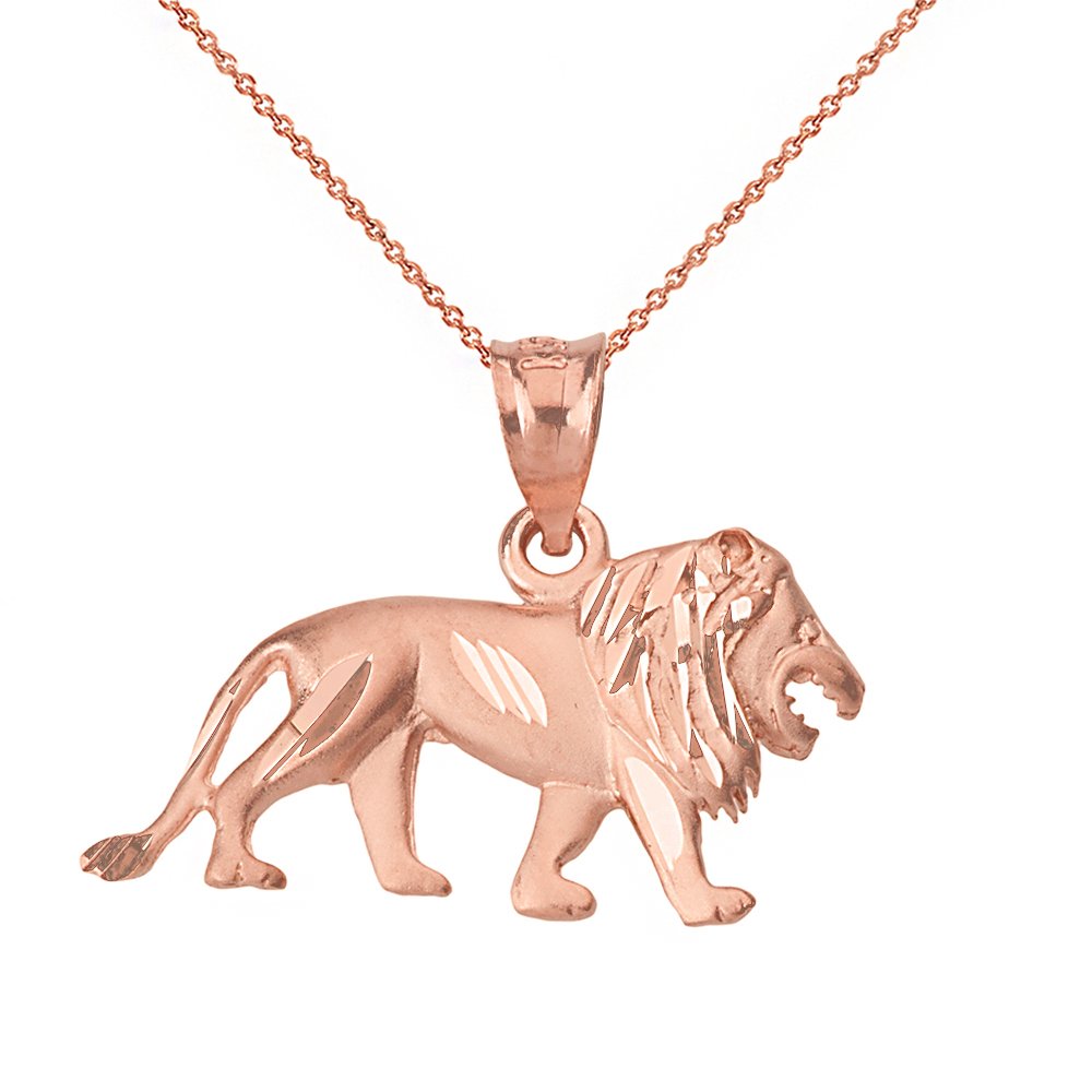 Full Body Lion Leo Zodiac Sign Pendant Necklace - Sterling Silver Zodiac Jewelry for Women & Men - Perfect for Birthdays, Astrology Gifts & Spiritual Protection