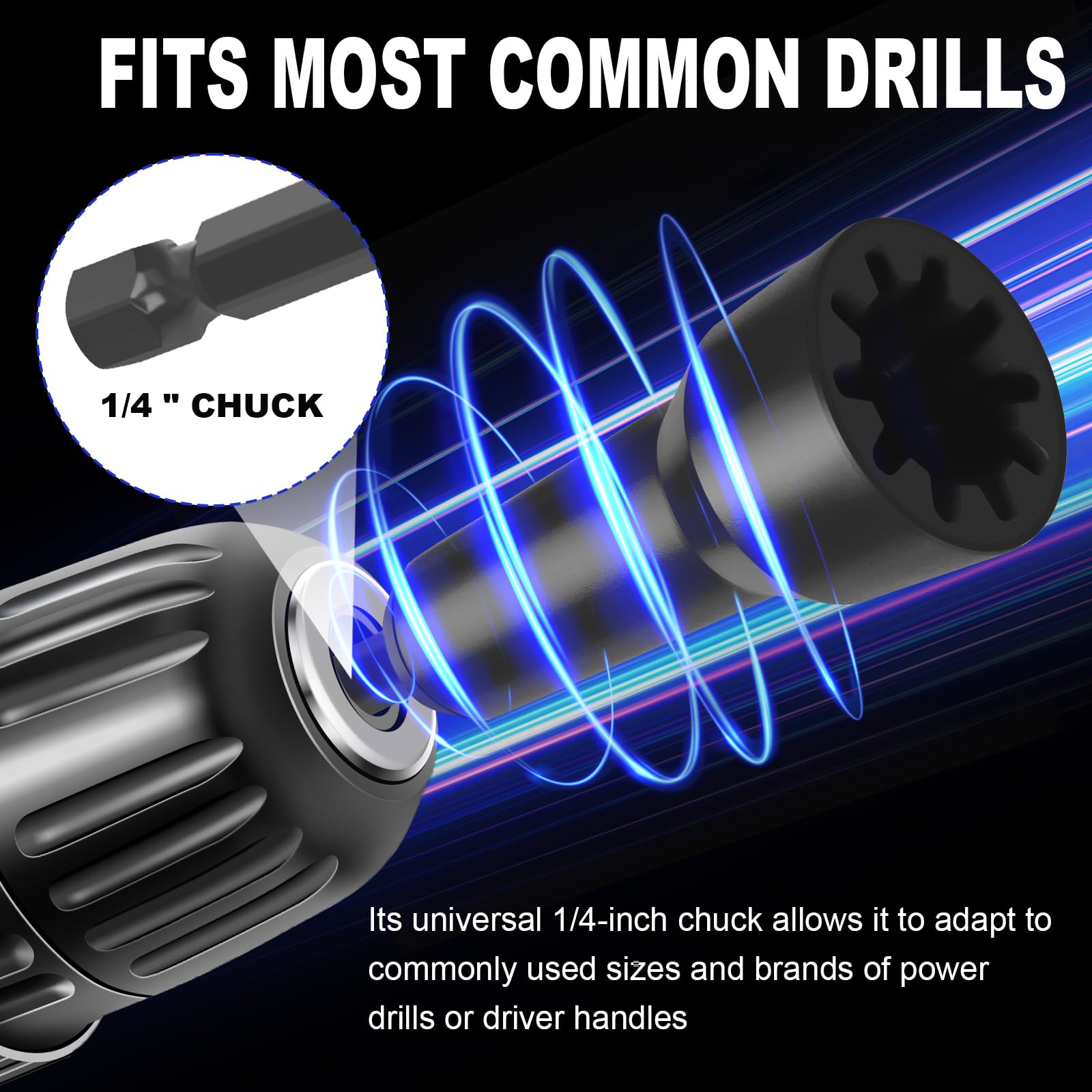 **Electric Wire Twister Tool for Drill - 1/4