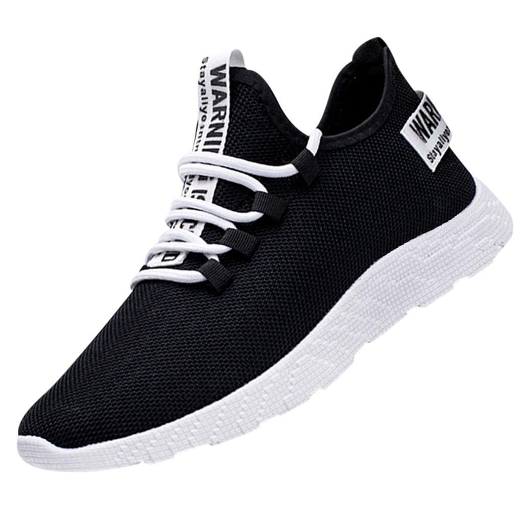 Gillberry Men's Breathable Running Sneakers - Lightweight Sports Shoes for Walking, Jogging & Travel | Comfortable Weave Design for Casual & Outdoor Activities