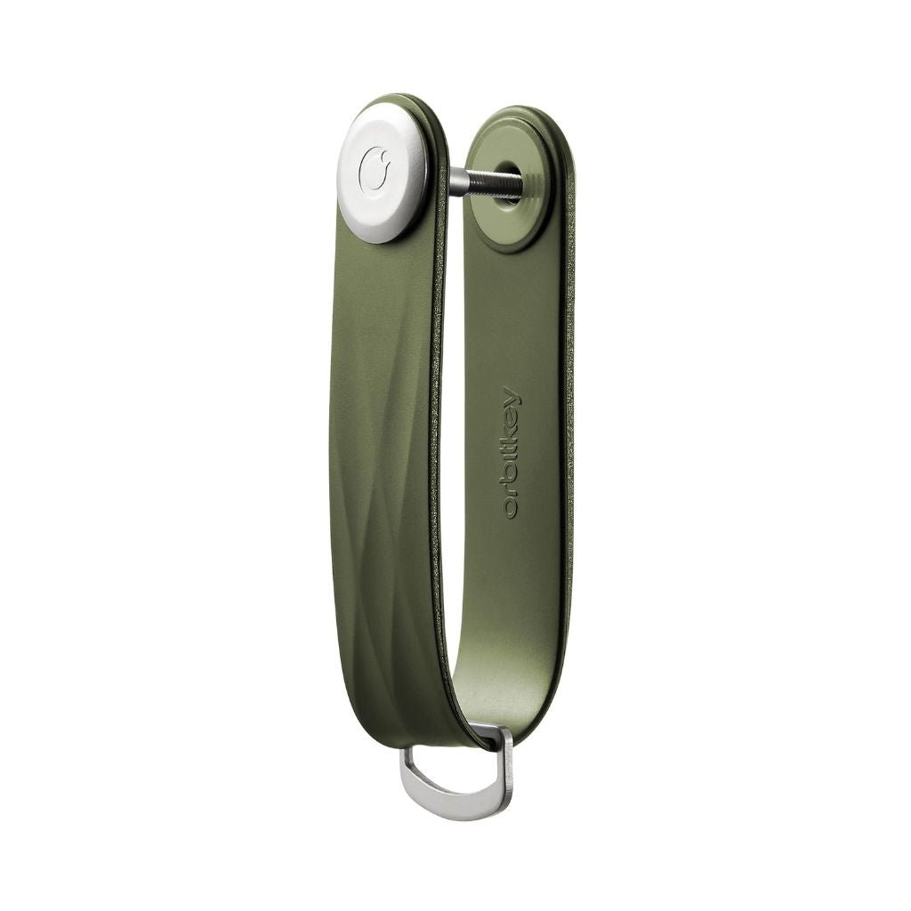 Orbitkey Active 2.0 Key Organizer - Premium Leather Key Holder with Smart Key Management (Hunter Green) - Perfect for Everyday Carry, Travel & Minimalist Lifestyle
