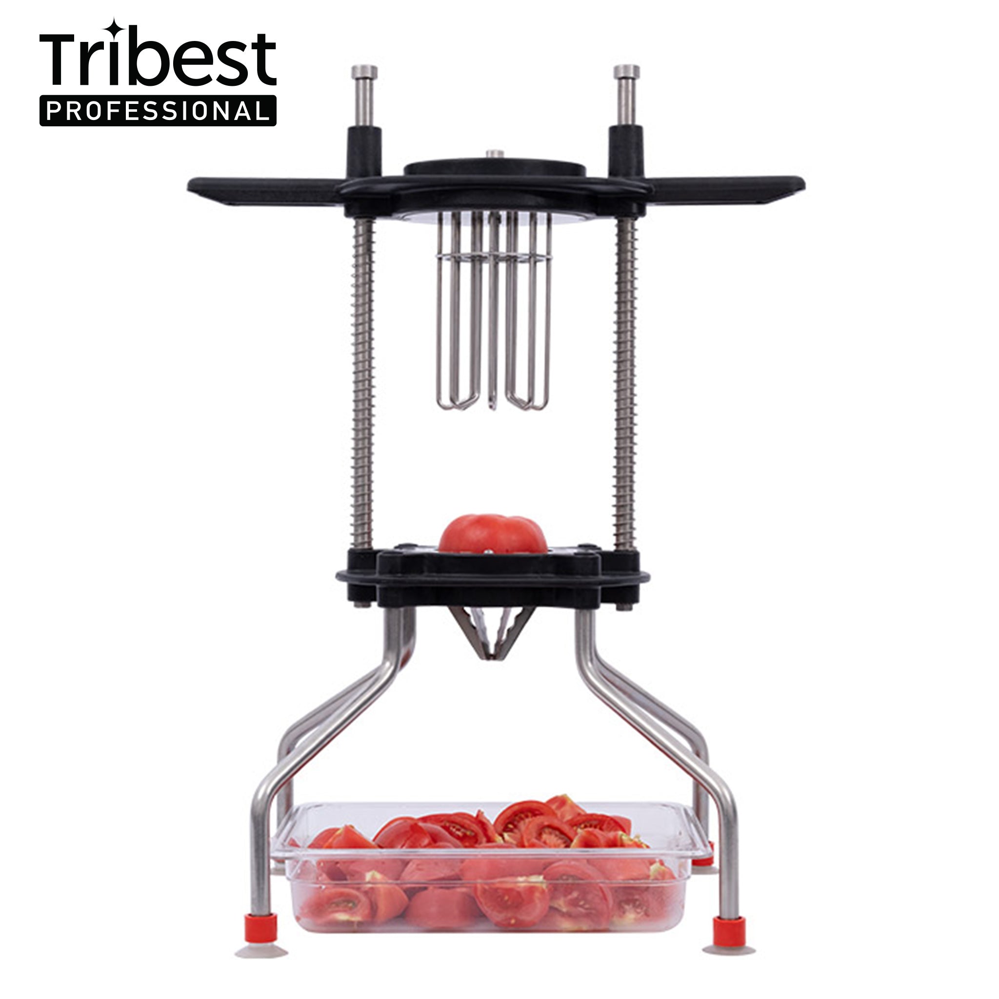 Cancan® Fruit Wedger - Stainless Steel Apple Corer & Divider for Easy Slicing - Perfect for Salads, Snacks & Fruit Platters