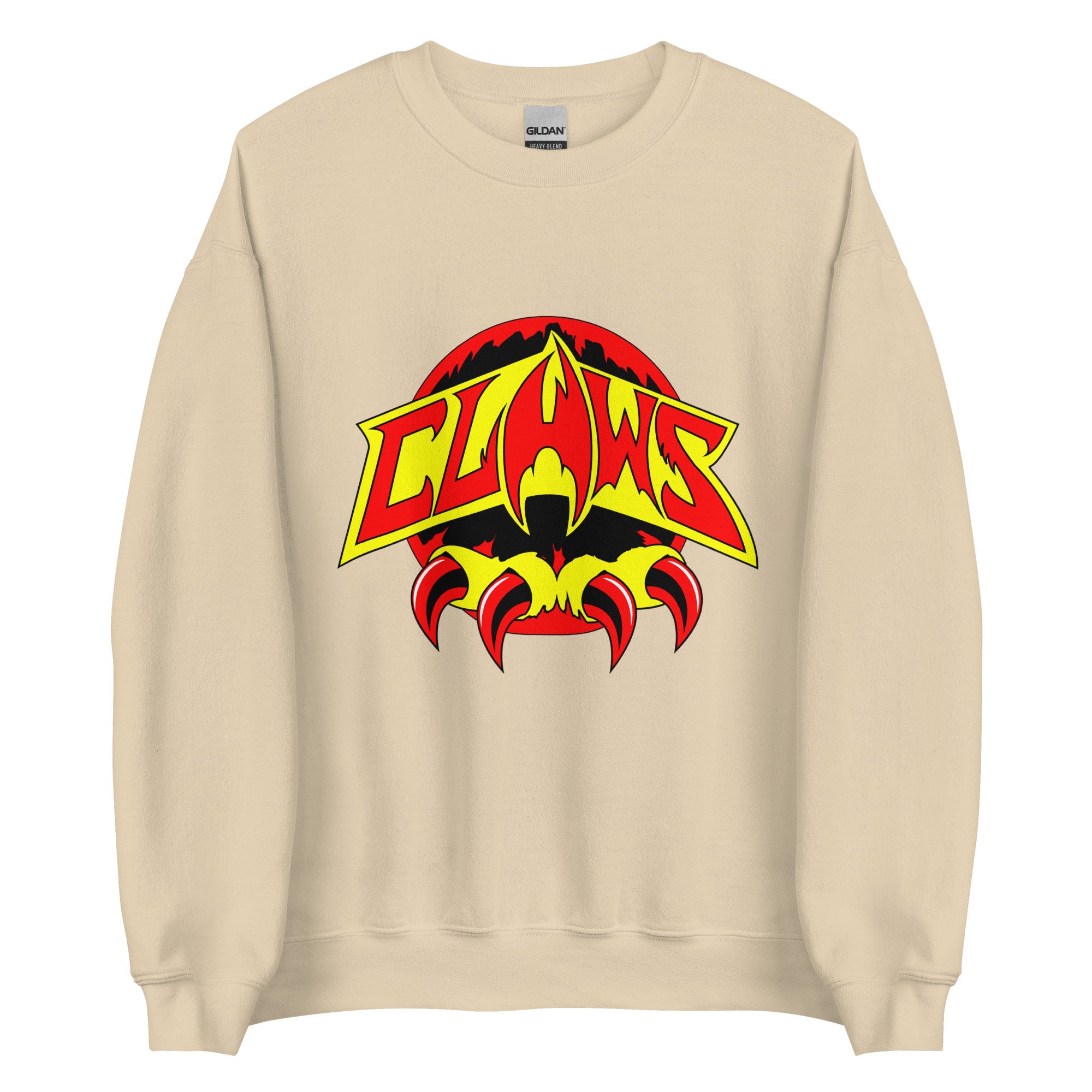 Zoo Jitsu Fighters CLAWS Logo Unisex Sweatshirt - Comfortable Pullover Hoodie for Martial Arts Fans & Streetwear Style | Perfect for Training, Gym, and Casual Wear