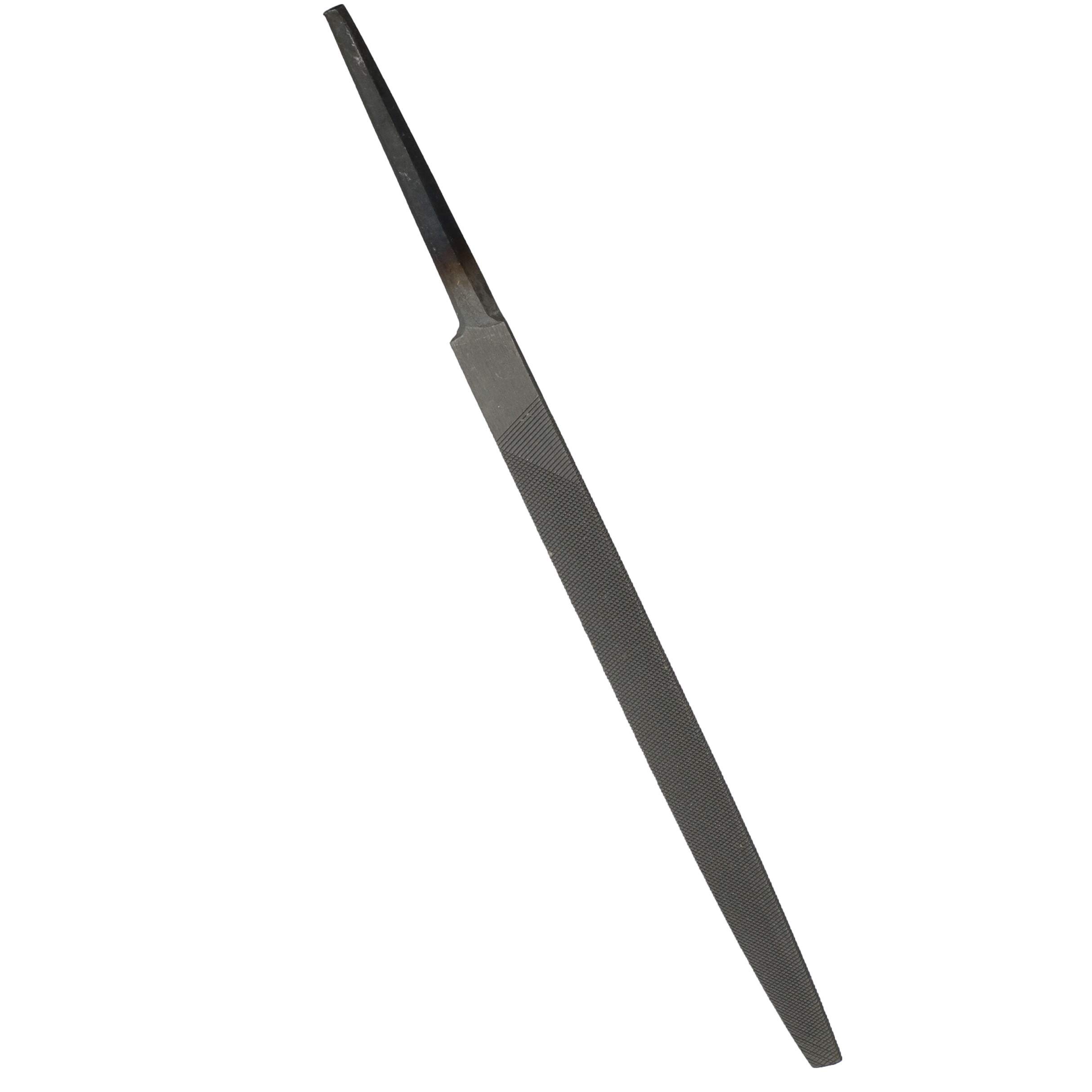 Drill America 10-Inch Three Square Smooth File - DIC Series for Metalworking, Woodworking & DIY Projects