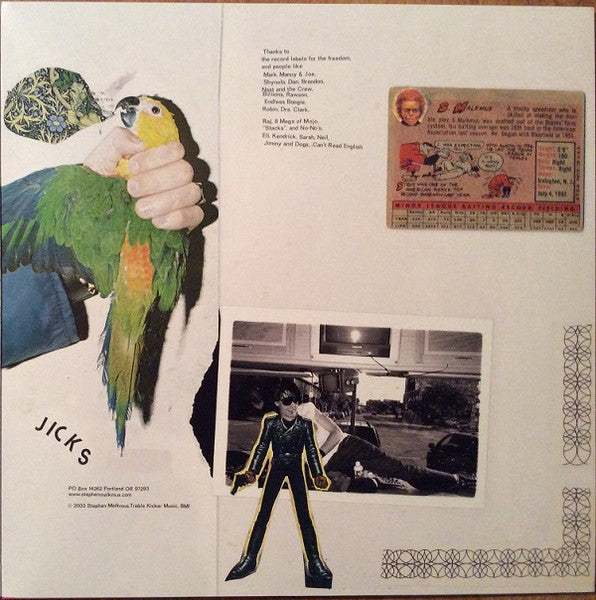 Stephen Malkmus & The Jicks - Pig Lib Vinyl LP Album (180g Reissue, Near Mint Condition) - Perfect for Record Collectors & Indie Rock Fans