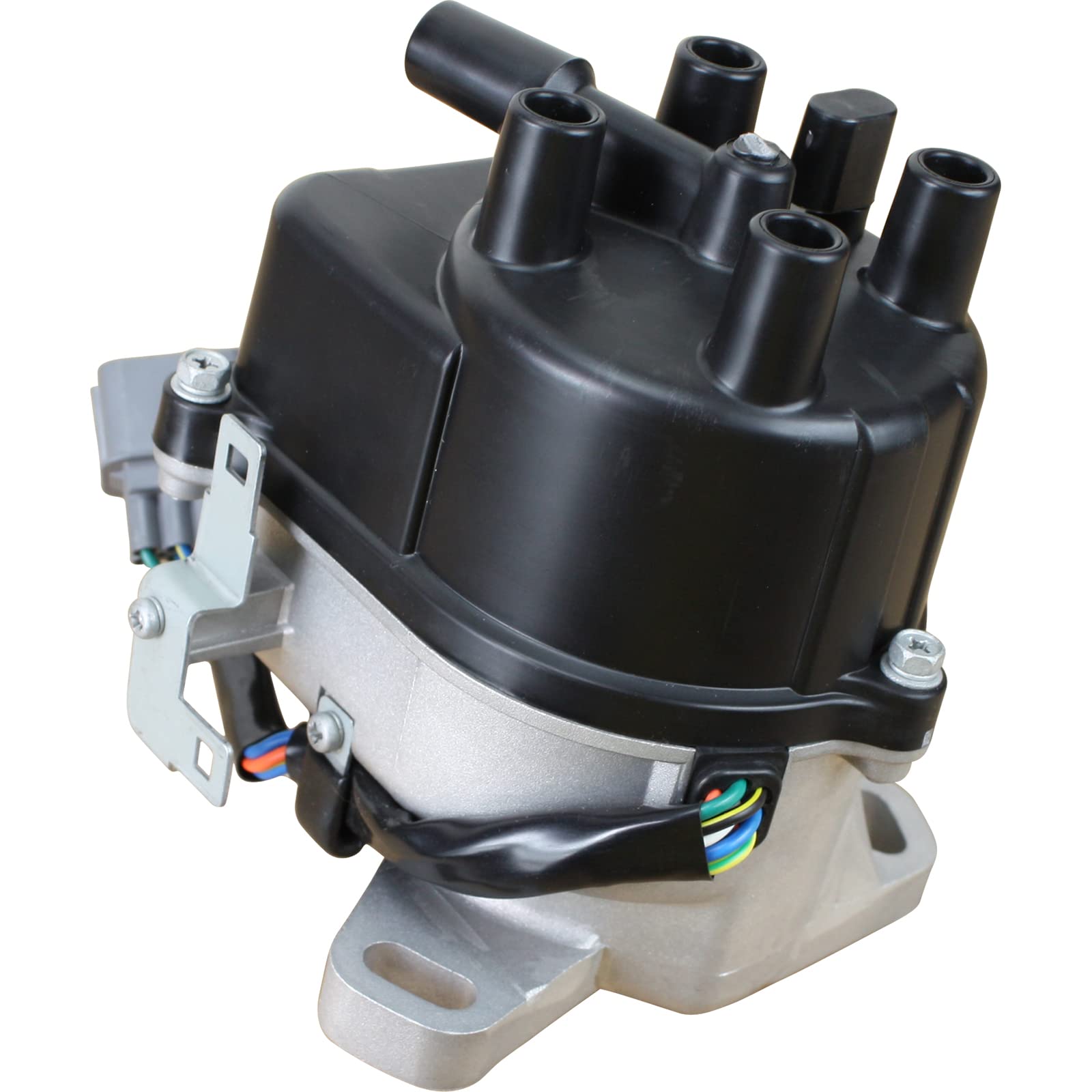 AIP Electronics Heavy Duty Stock Series Complete Electronic Ignition Distributor Compatible with 1992-1996 Honda Prelude 2.2L 2.3L VTEC - External Coil OBD1 TD-61U OEM Fit DTD61-SS - Perfect for Engine Performance & Restoration Projects