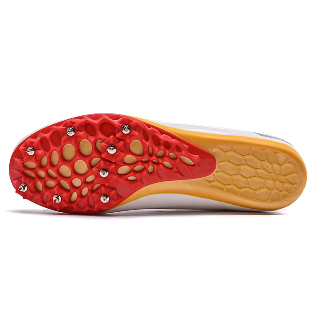 YDVXBE Men's Track & Field Spikes - Professional Sprinting & Running Shoes for Boys & Men - Lightweight Athletic Sneakers for Racing, Jumping, Distance Running - Perfect for Track Meets, Training & Competitions