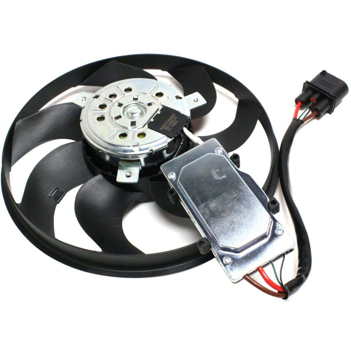2004-2010 Volkswagen Touareg & 2007-2015 Audi Q7 Left Side A/C Condenser Cooling Fan Replacement - Perfect for Summer Heat & Off-Road Adventures
