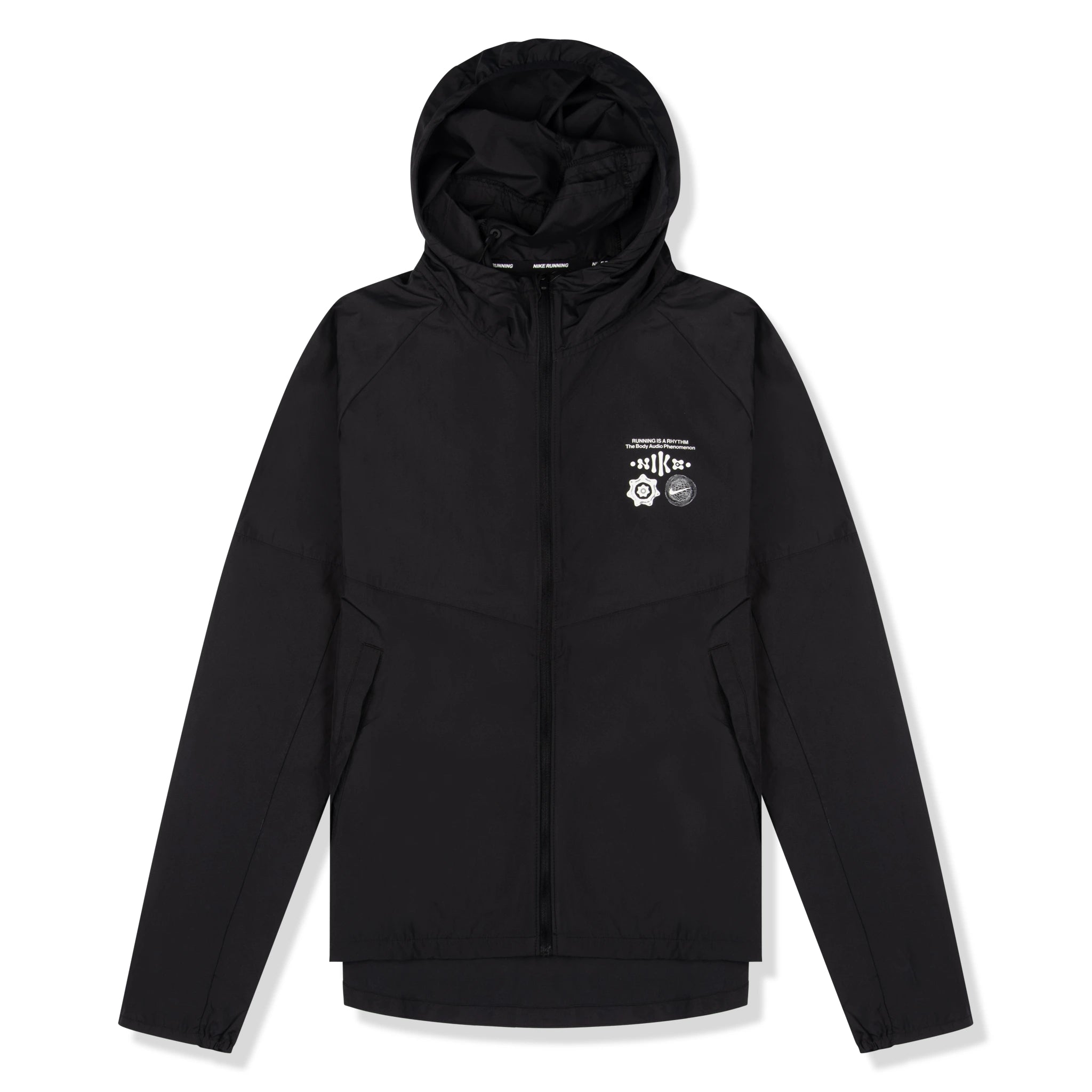 Nike Wild Run Miler Men's Running Jacket - Lightweight Waterproof Windbreaker for Outdoor Jogging & Training - Black Athletic Sports Coat for Cold Weather Running