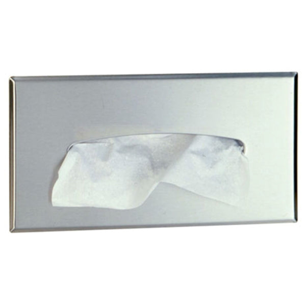 Gamco 355 Recessed Wall Mount Facial Tissue Dispenser - White - Commercial Grade for Office, Restroom & Healthcare Facilities
