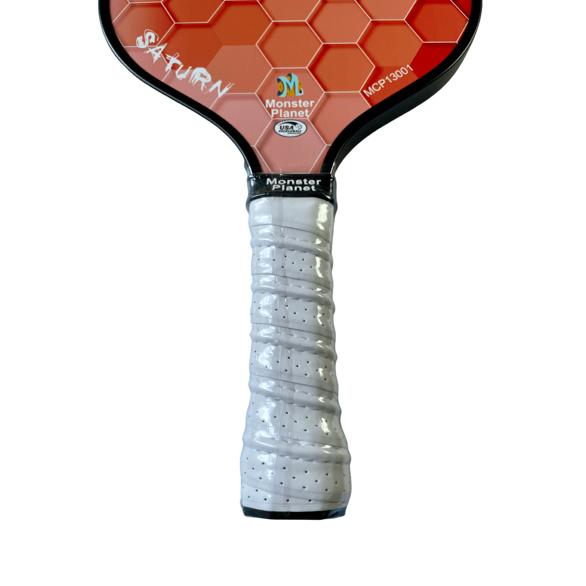 Monster Planet Saturn 13mm Carbon Fiber Pickleball Paddle - Professional Tournament Grade Paddle for Indoor/Outdoor Play