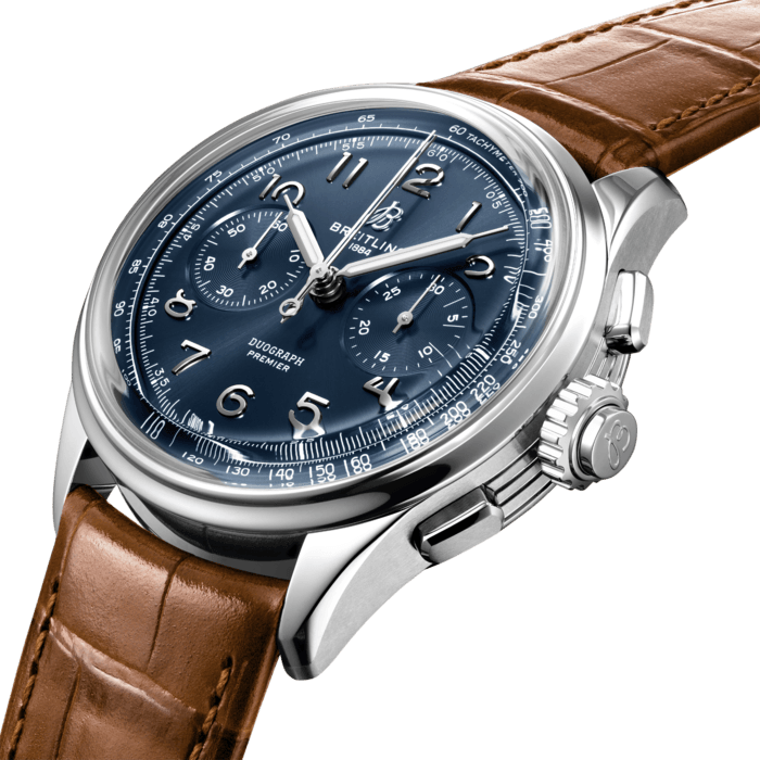 Breitling Premier B15 Chronograph Duograph 42mm Stainless Steel Men's Luxury Watch | Swiss Made Automatic Chronograph for Business & Formal Occasions