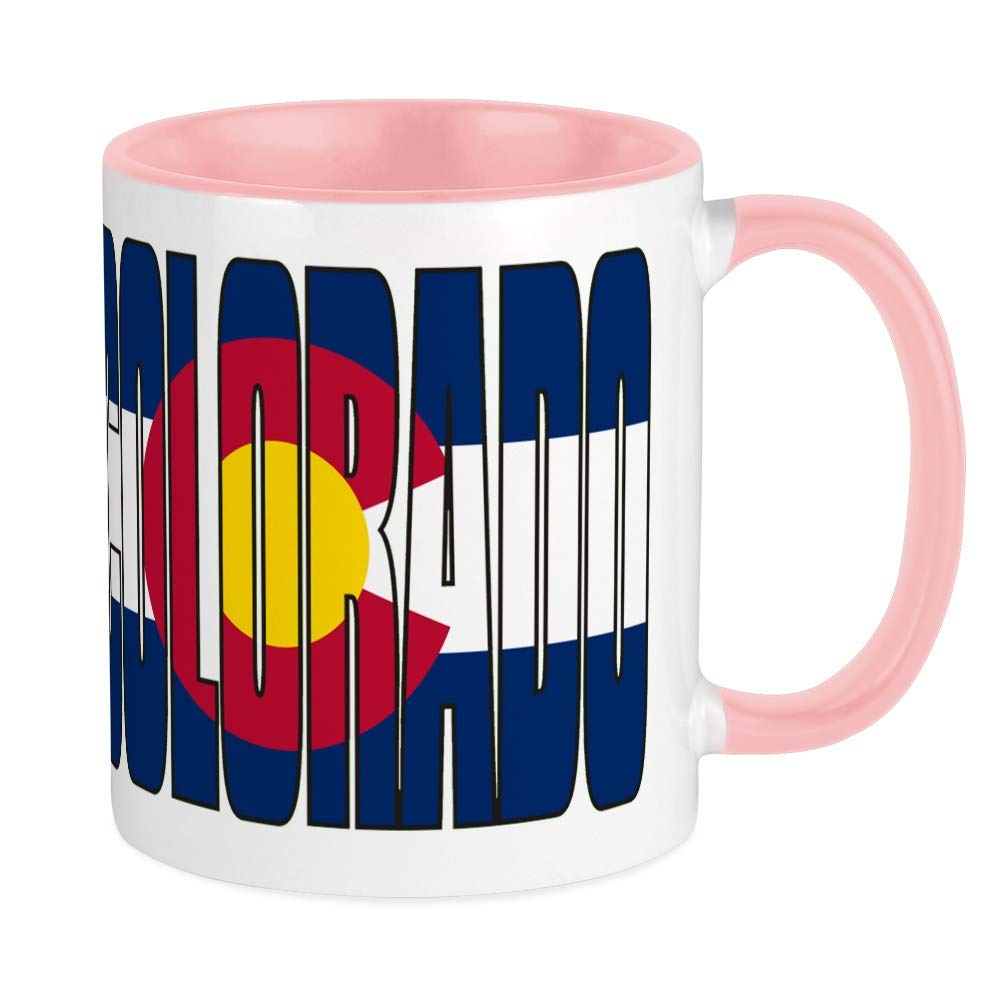 Colorado Flag Ceramic Coffee Mug 11 oz - Insulated Tea Cup with Handle, Perfect for Home, Office & Travel - Ideal for Coffee, Tea & Hot Beverages