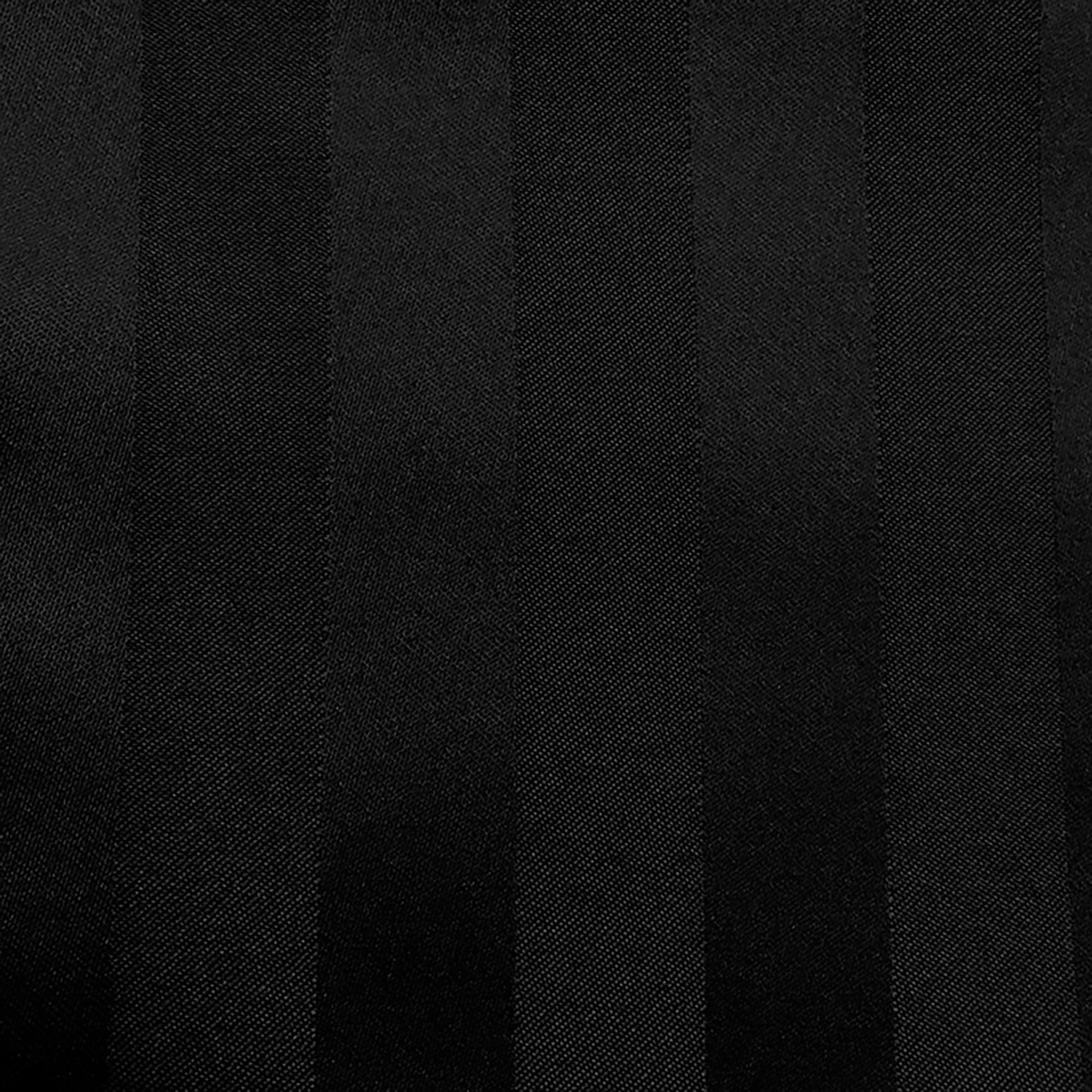 Black Satin-Stripe 120x120 Tablecloth for Elegant Dining & Events