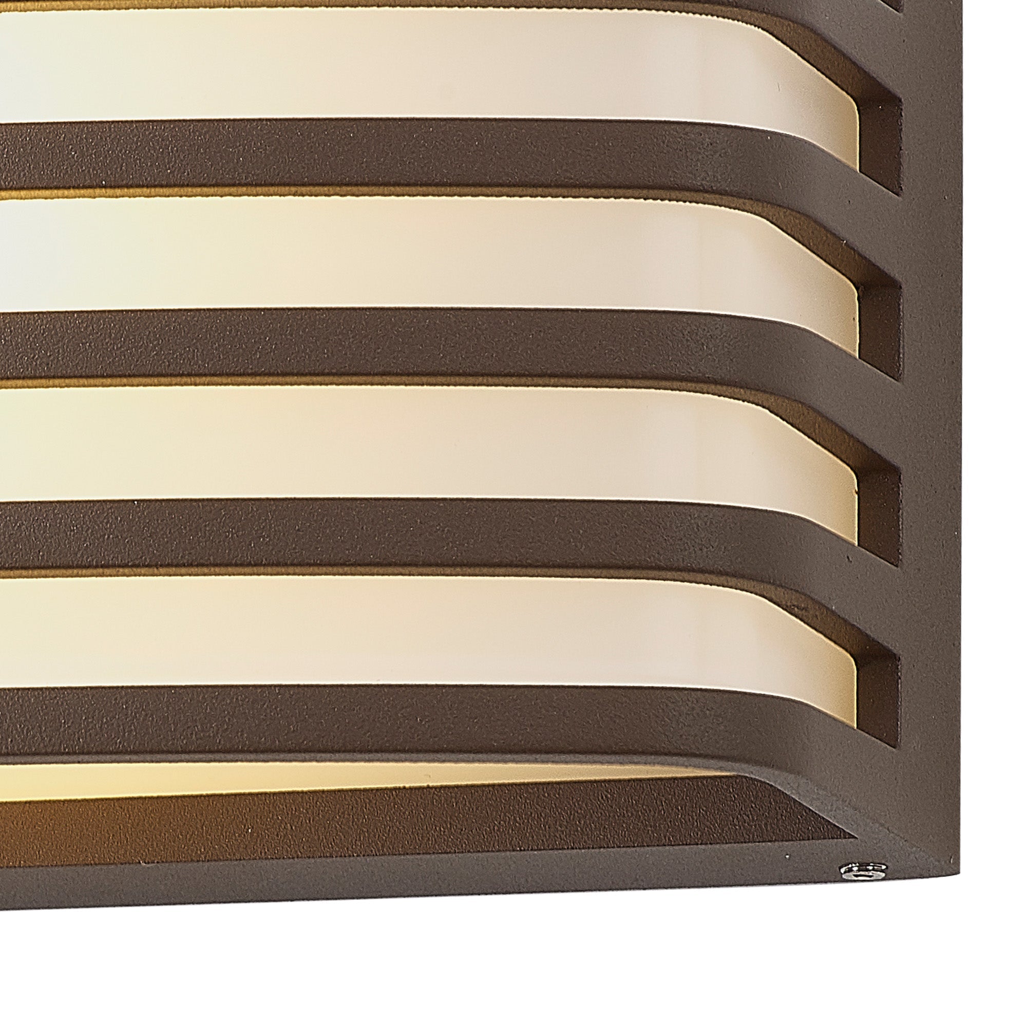 Bilbao Outdoor Wall Light with E27 Socket, IP54 Waterproof, Anthracite/Matt Black/Matt Brown Finish & Opal PC Shade - 2 Years Warranty - Perfect for Patio, Garden, and Porch Lighting