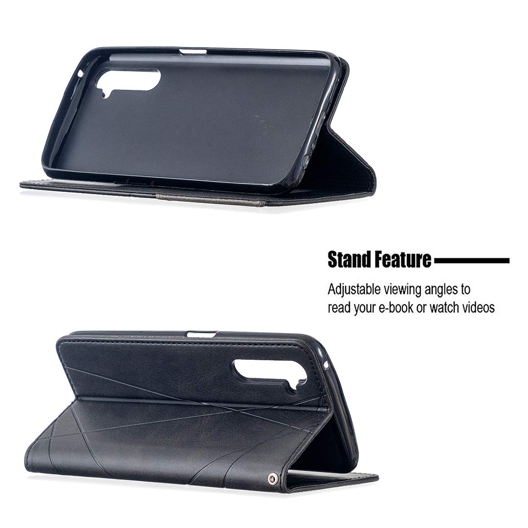 Premium PU Leather Flip Case for Oppo Realme 6 (RMX2001) - Slim Protective Cover with Card Slots | Perfect for Daily Use, Travel & Business Meetings